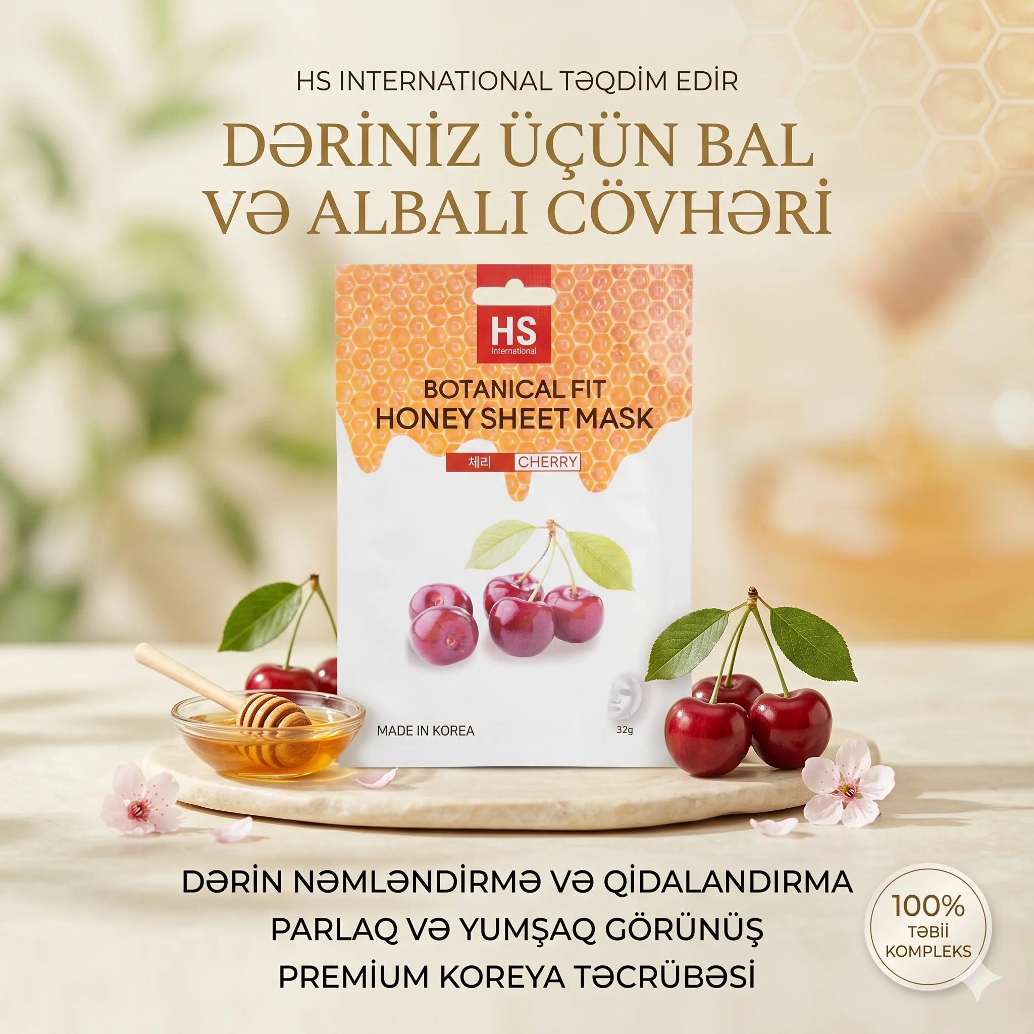 Parça maska HS International Botanical Fit Bal və Albalı ilə 23 q - миниатюра 2