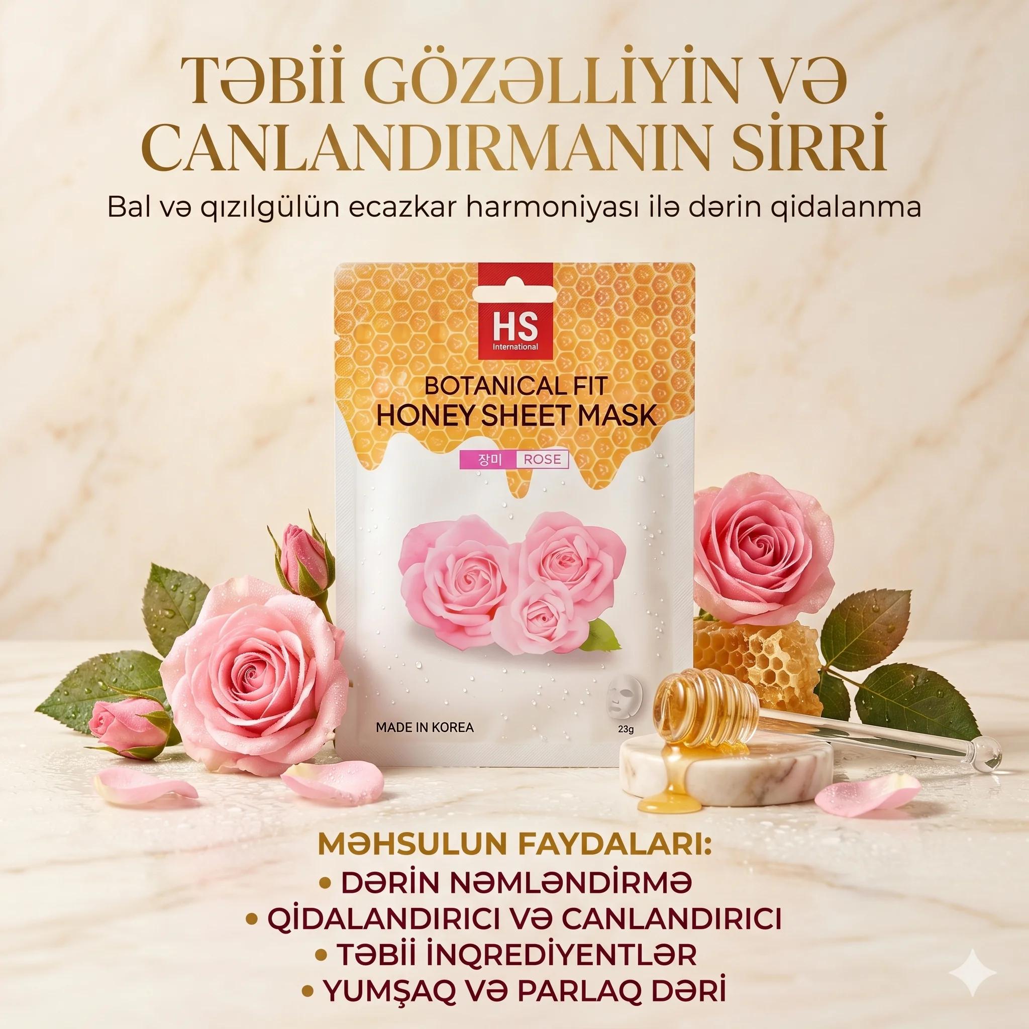 Parça maska HS International Botanical Fit Rose 23 q - миниатюра 2