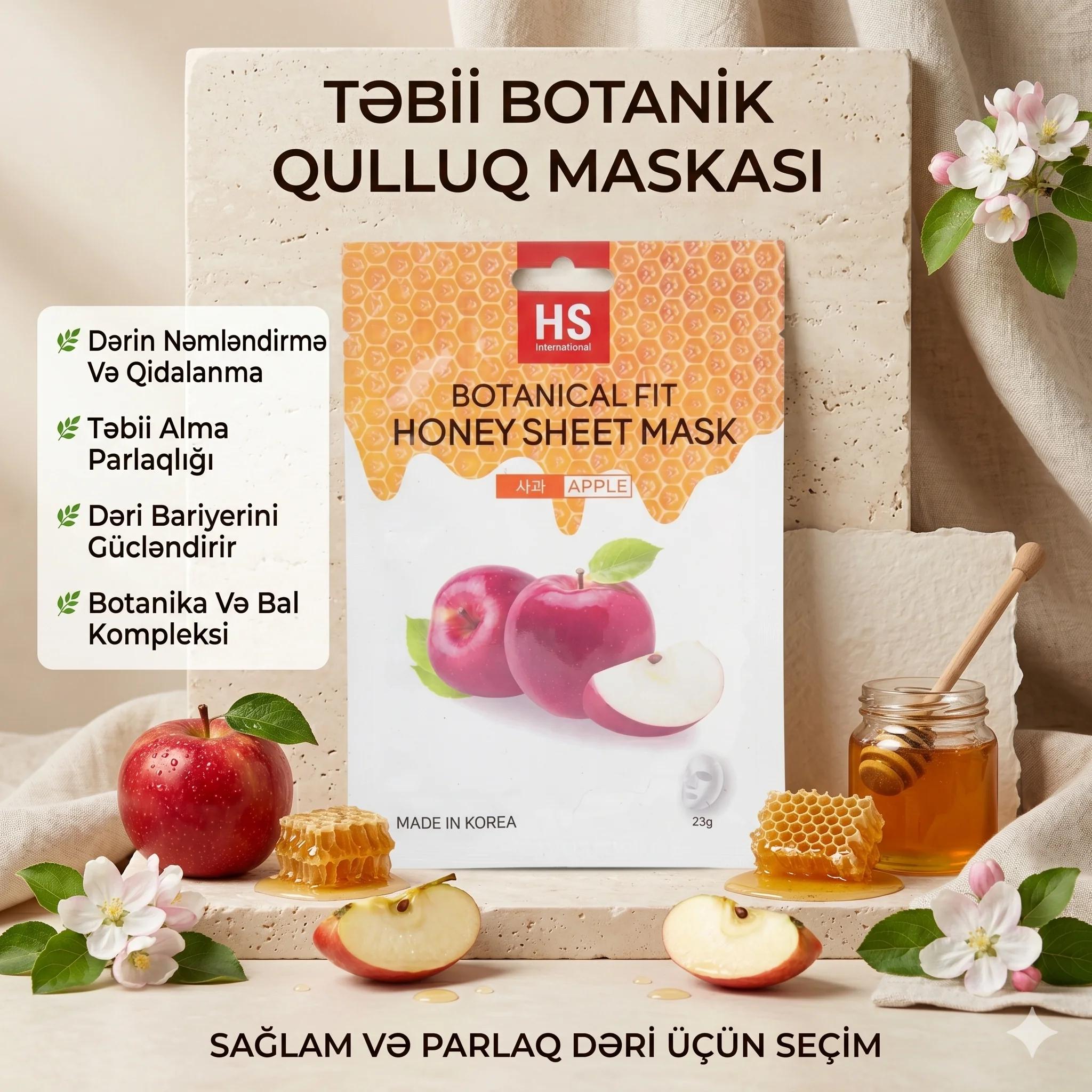Parça maska HS International Botanical Fit Bal və Alma ilə 23 q - миниатюра 2
