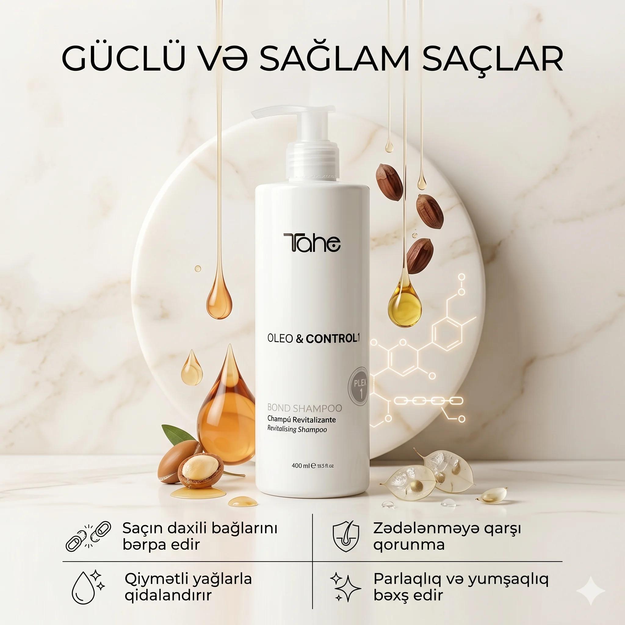 Oleo & Control Bond Shampoo 400ml - миниатюра 2