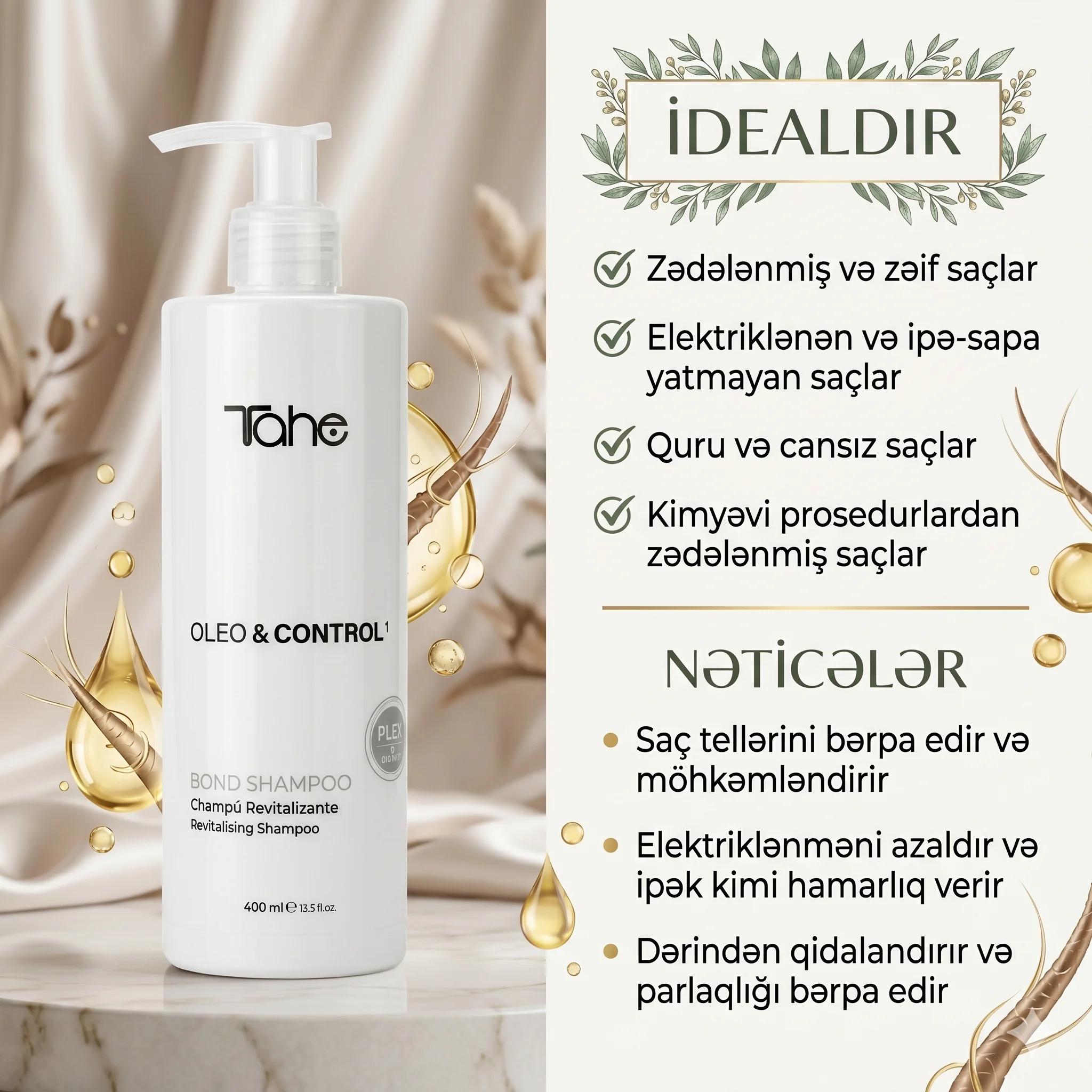 Oleo & Control Bond Shampoo 400ml - миниатюра 4