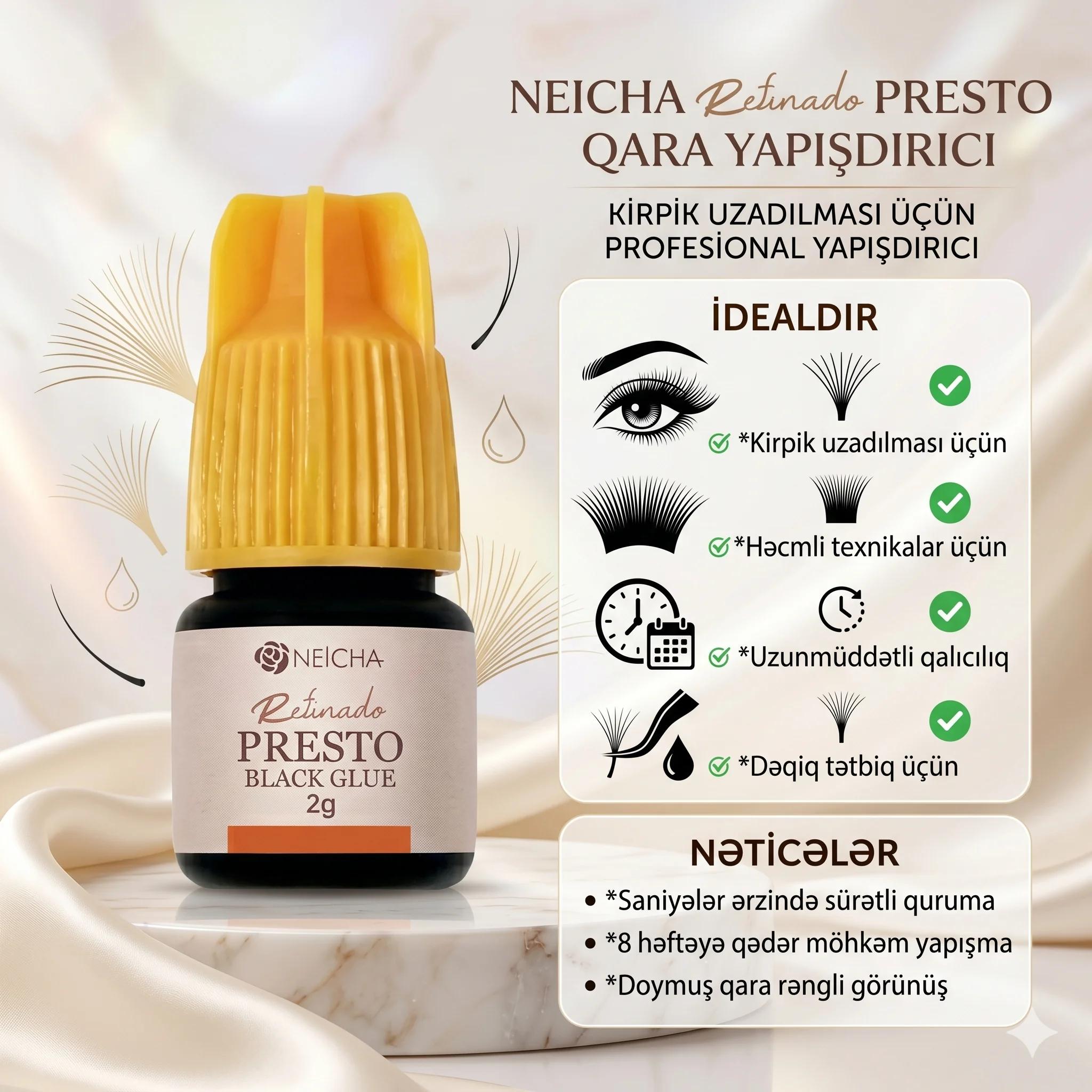 Клей для ресниц NEICHA Presto 2 г - миниатюра 4