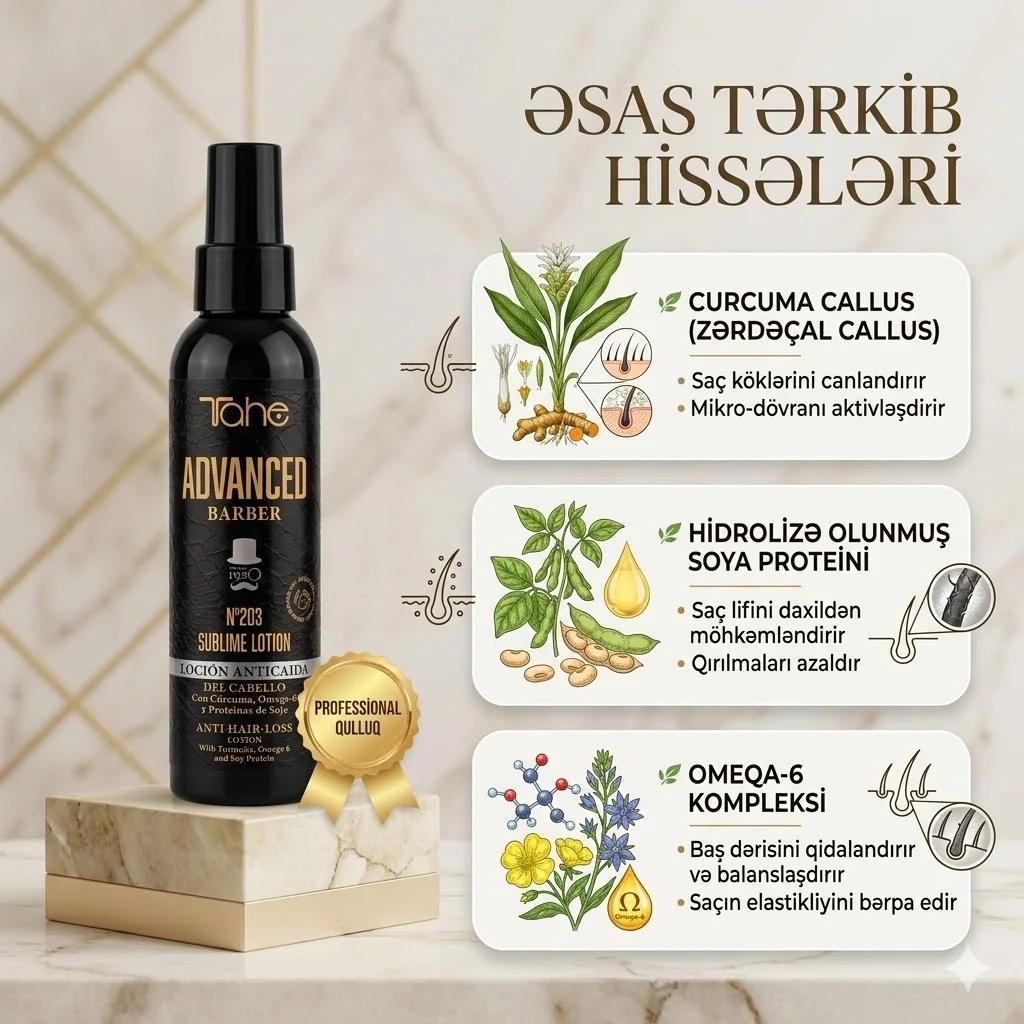A.BARBER-Nº203 SUBLIME LOTION 125ML (ANTICAIDA) - миниатюра 3