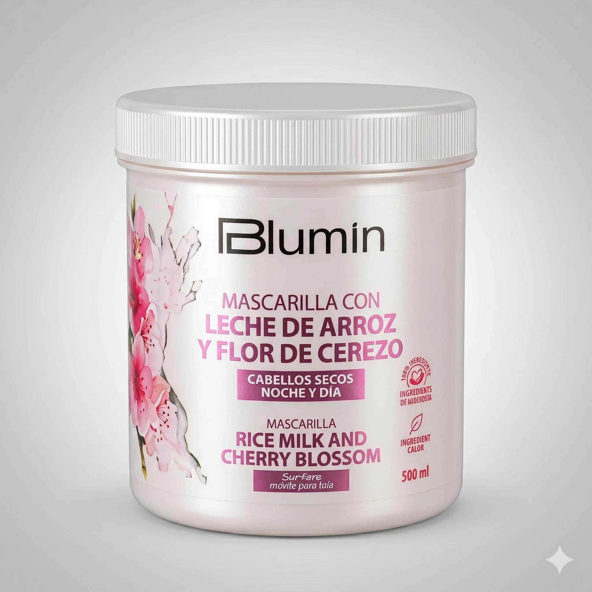 BLUMIN Mask with milk and cherry blossom 700ml - изображение 1