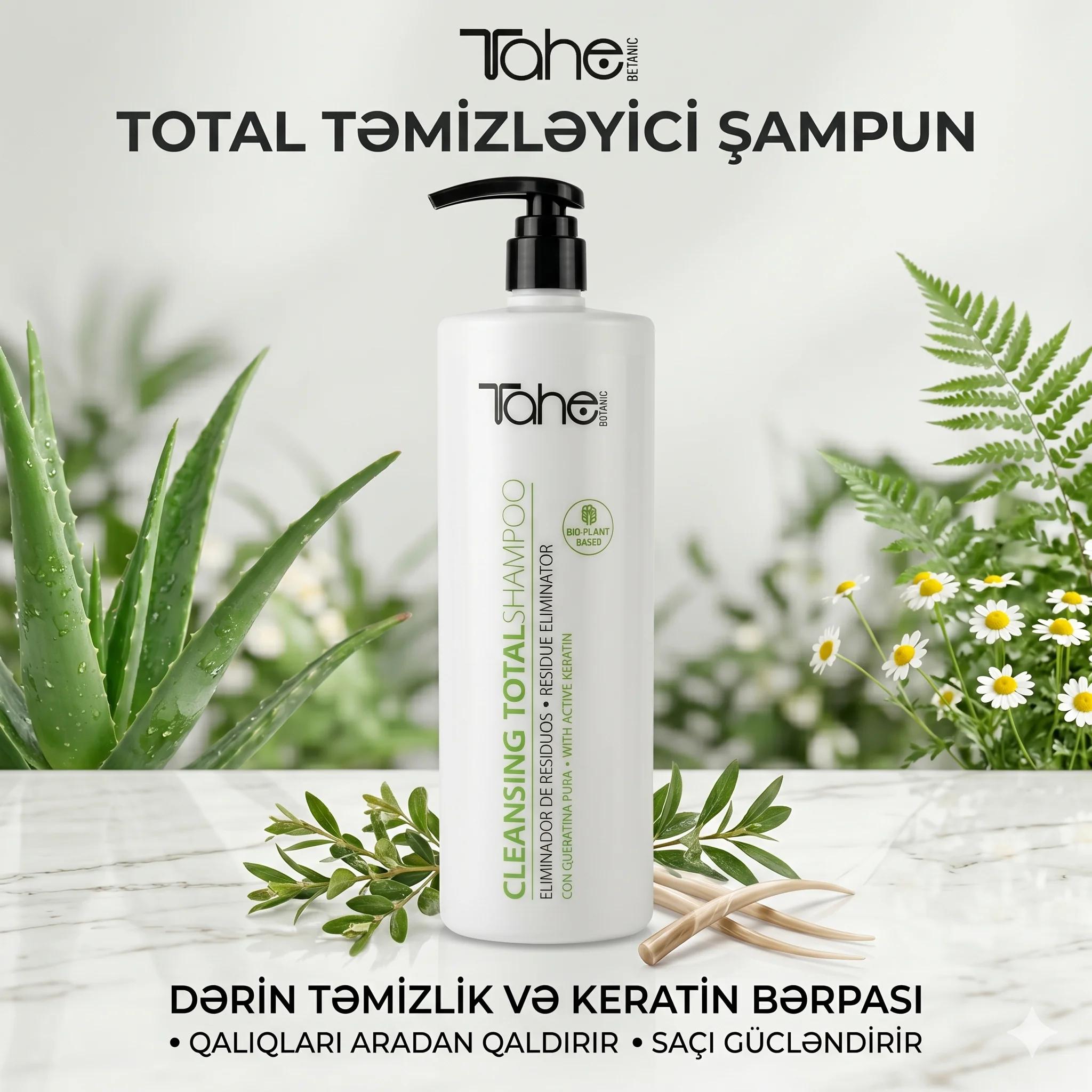 Tahe Cleansing Total Shampoo 1000 ml - миниатюра 6