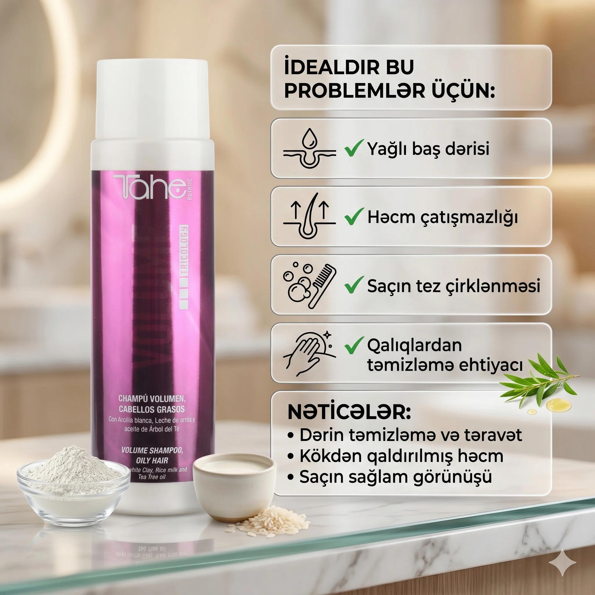 Tahe Volume Shampoo Only Hair 1000ml - миниатюра 4