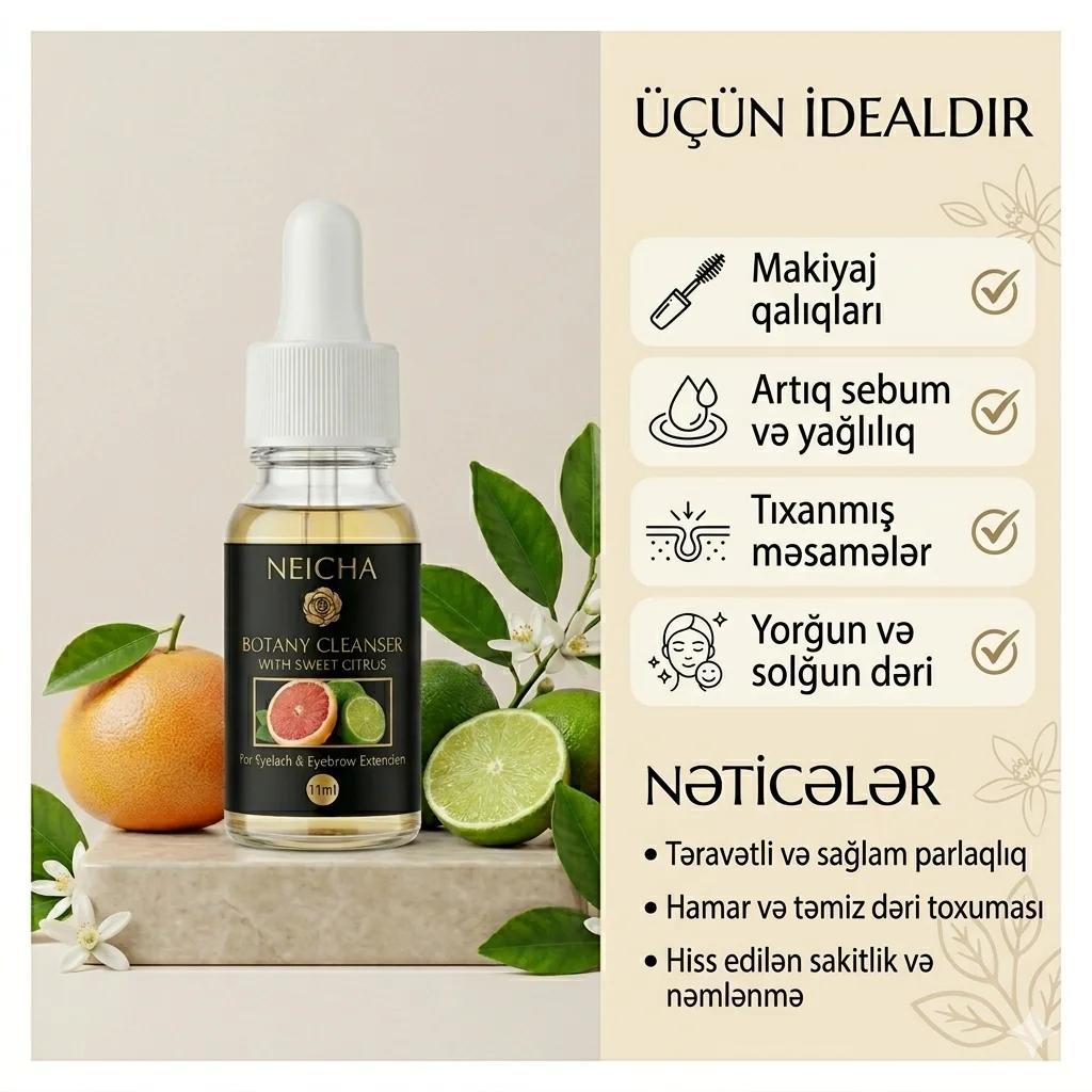 Обезжириватель для ресниц NEICHA Botany (сладкий цитрус) 11 мл - миниатюра 4