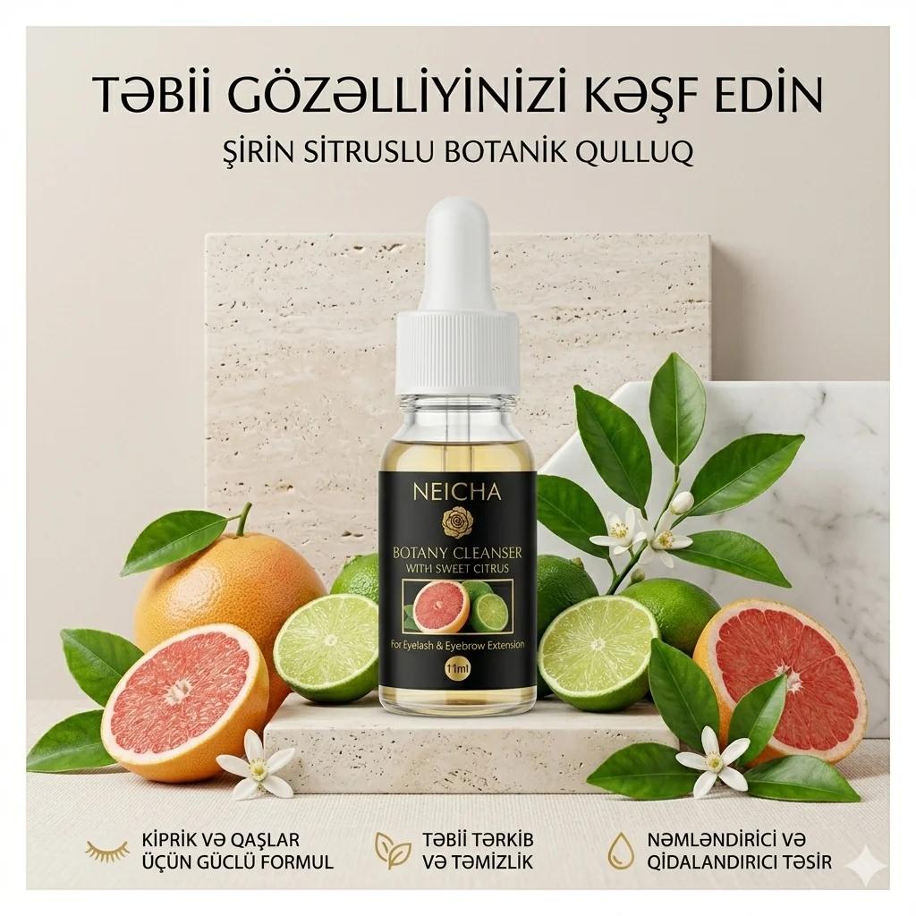 Обезжириватель для ресниц NEICHA Botany (сладкий цитрус) 11 мл - миниатюра 2