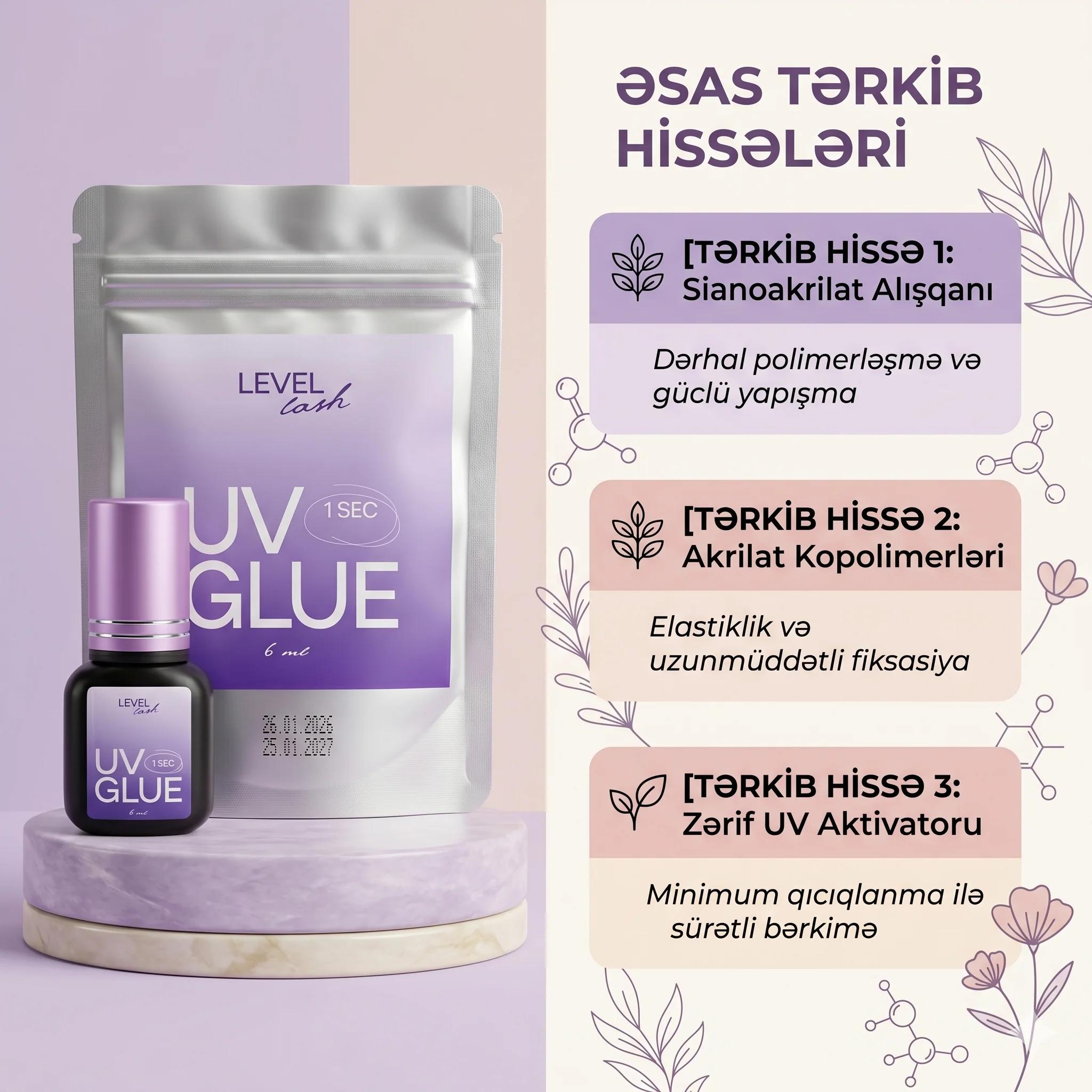 UV GLUE 6ml (Level Lash) - миниатюра 3