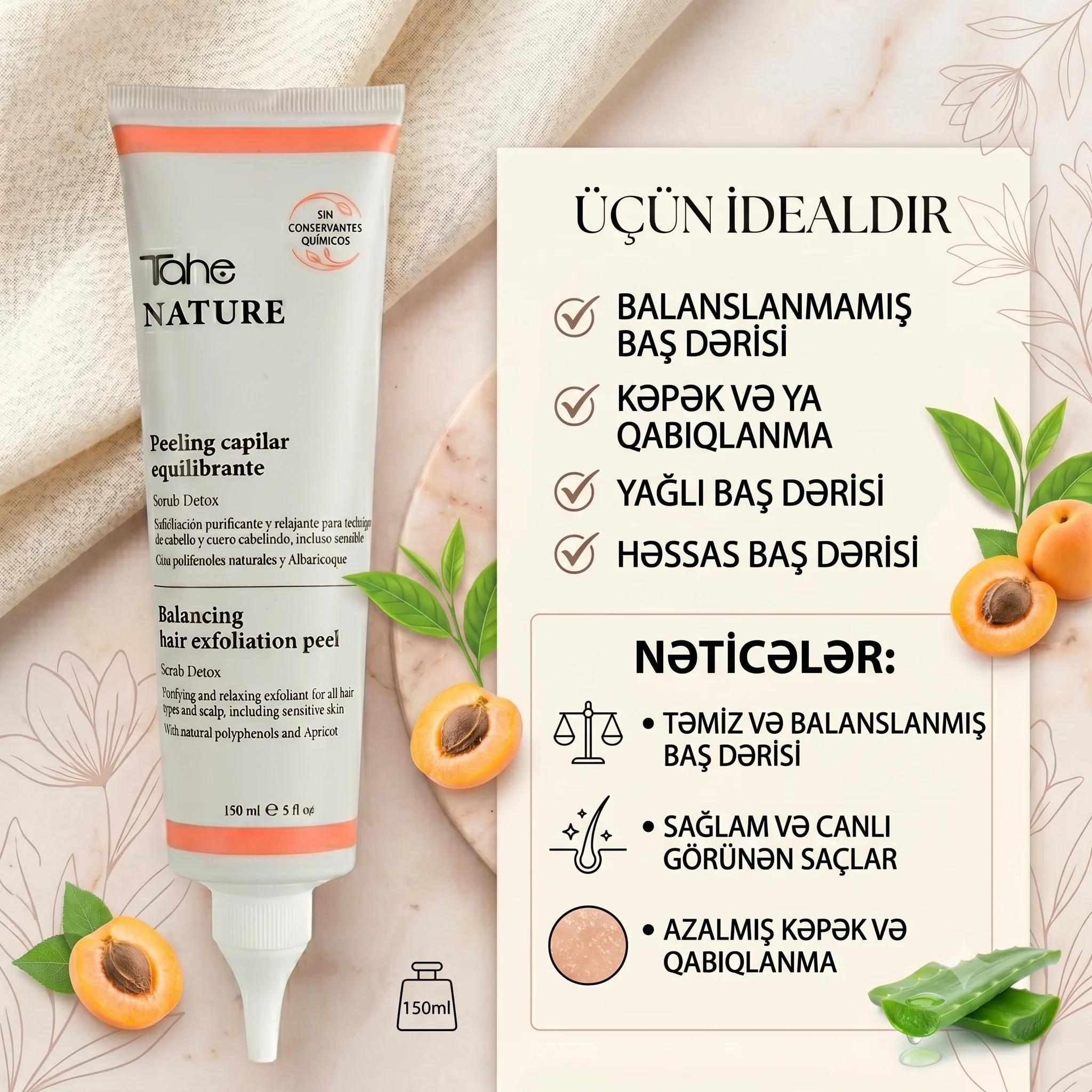 Tahe Nature-Polifenoles-Peeling For Scalp 150 ml - миниатюра 4