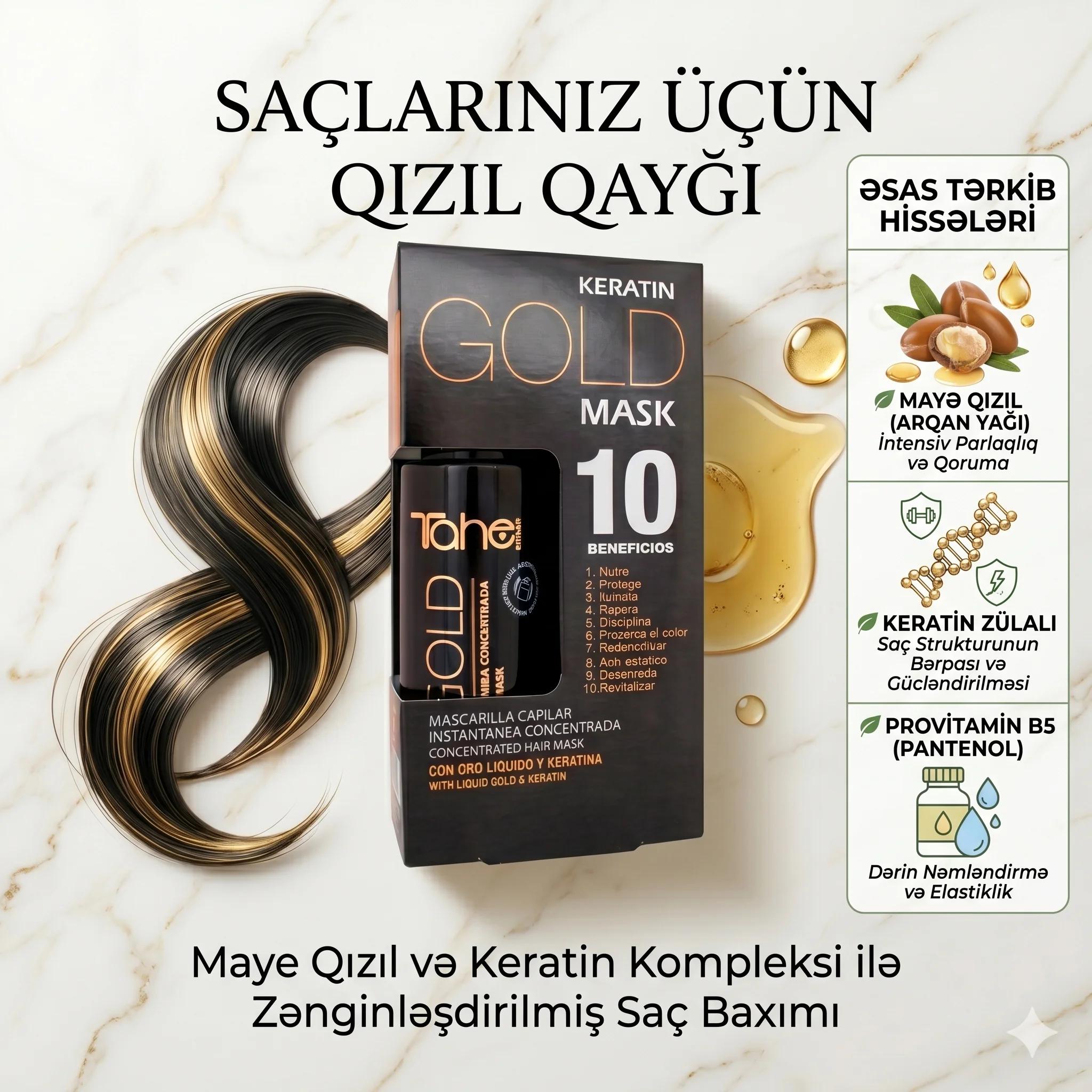 Tahe Gold Mask -Spray 125 ml - миниатюра 3