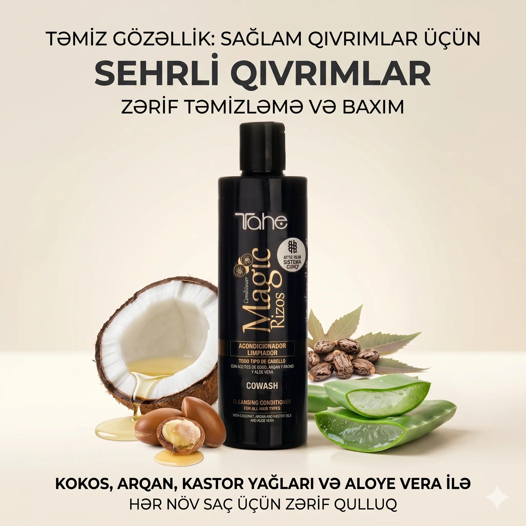 MAGIC RIZOS-CURLY-CHAMPU NUT. (ACONDICIONADOR COWASH) 300 ML. - миниатюра 2