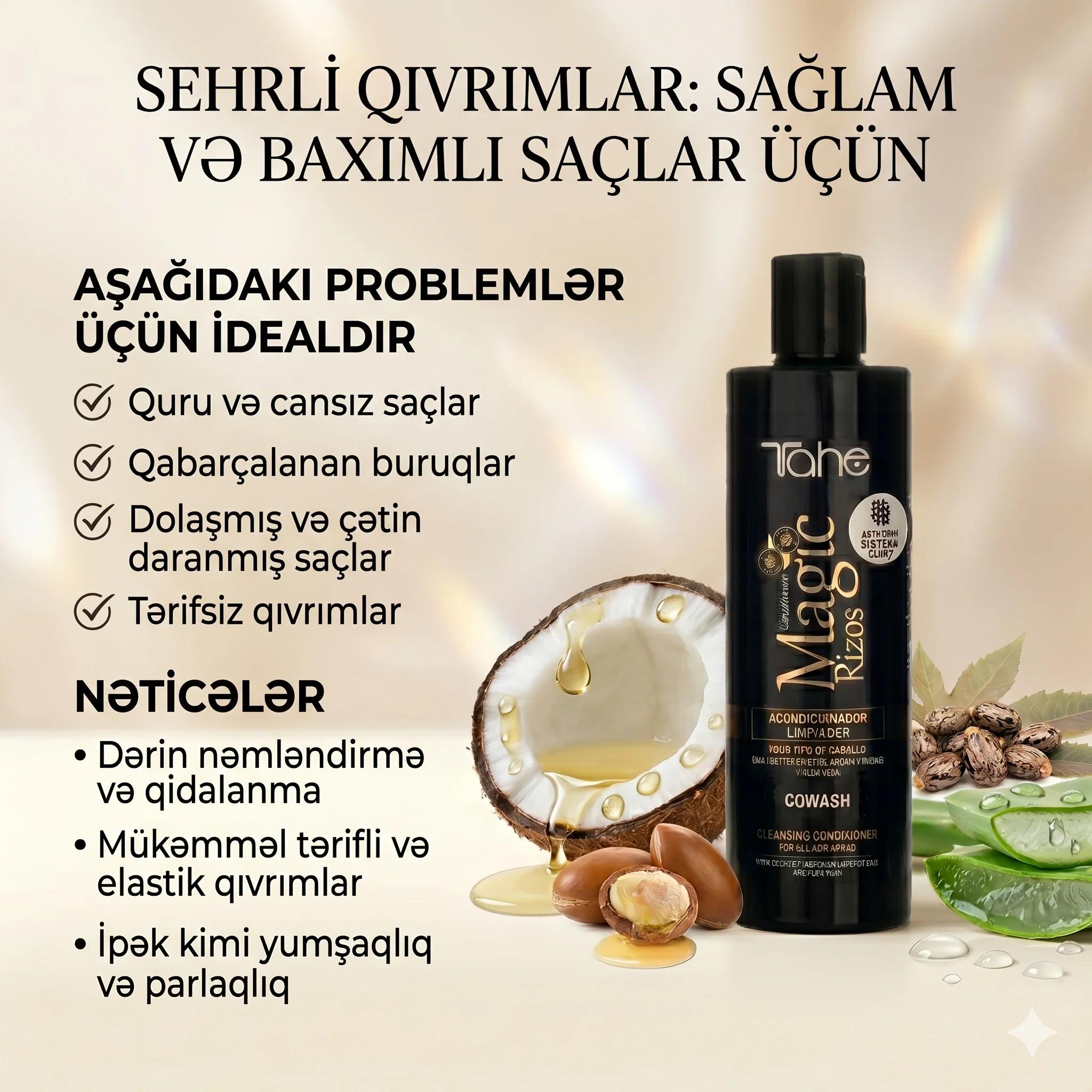 MAGIC RIZOS-CURLY-CHAMPU NUT. (ACONDICIONADOR COWASH) 300 ML. - миниатюра 4