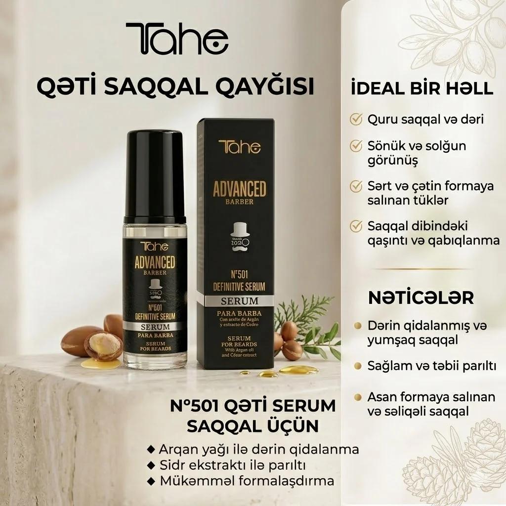 Tahe Advanced Barber Defintive Serum 501 - 30ml - миниатюра 4