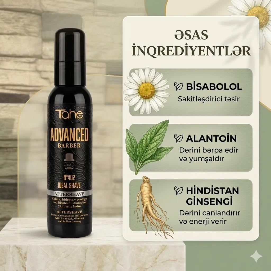 A.BARBER-Nº402 IDEAL SHAVE 125ML (BALSAMO AFTER-SHAVE) - миниатюра 3
