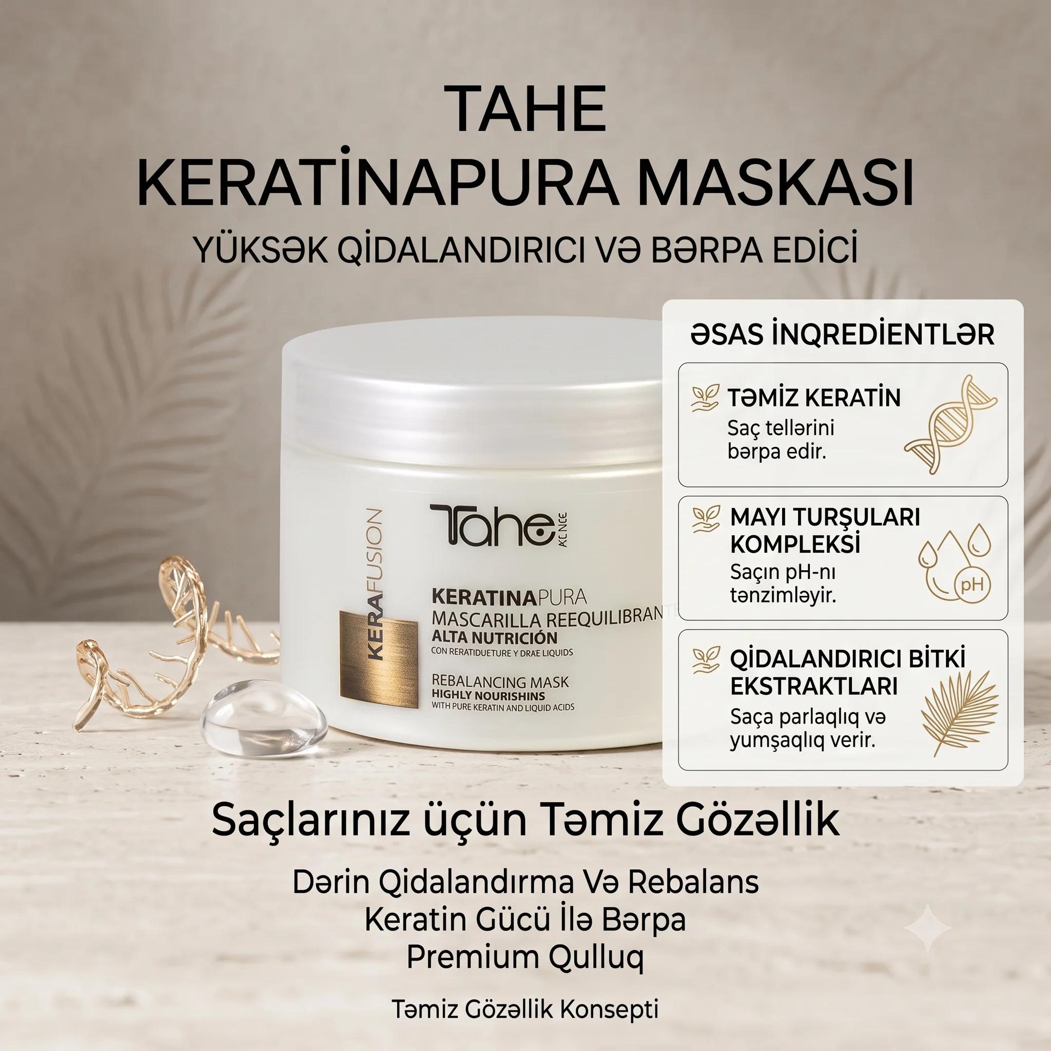 Tahe KeraFusion Mask 300ml - миниатюра 3