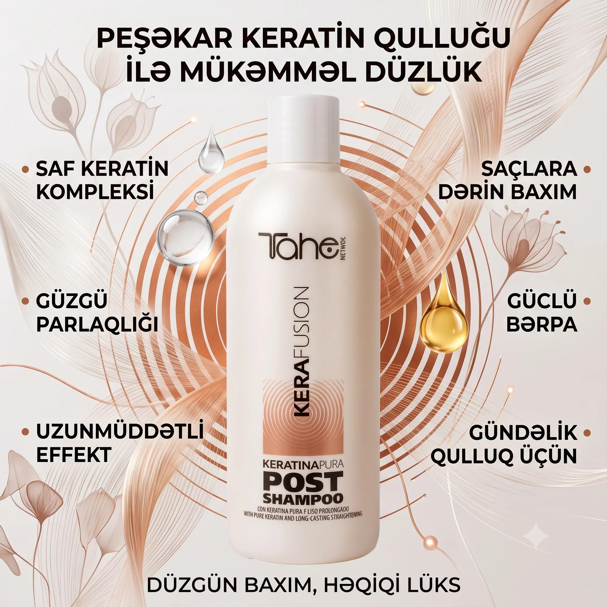 Tahe KeraFusion POST Shampoo 500ml - миниатюра 2