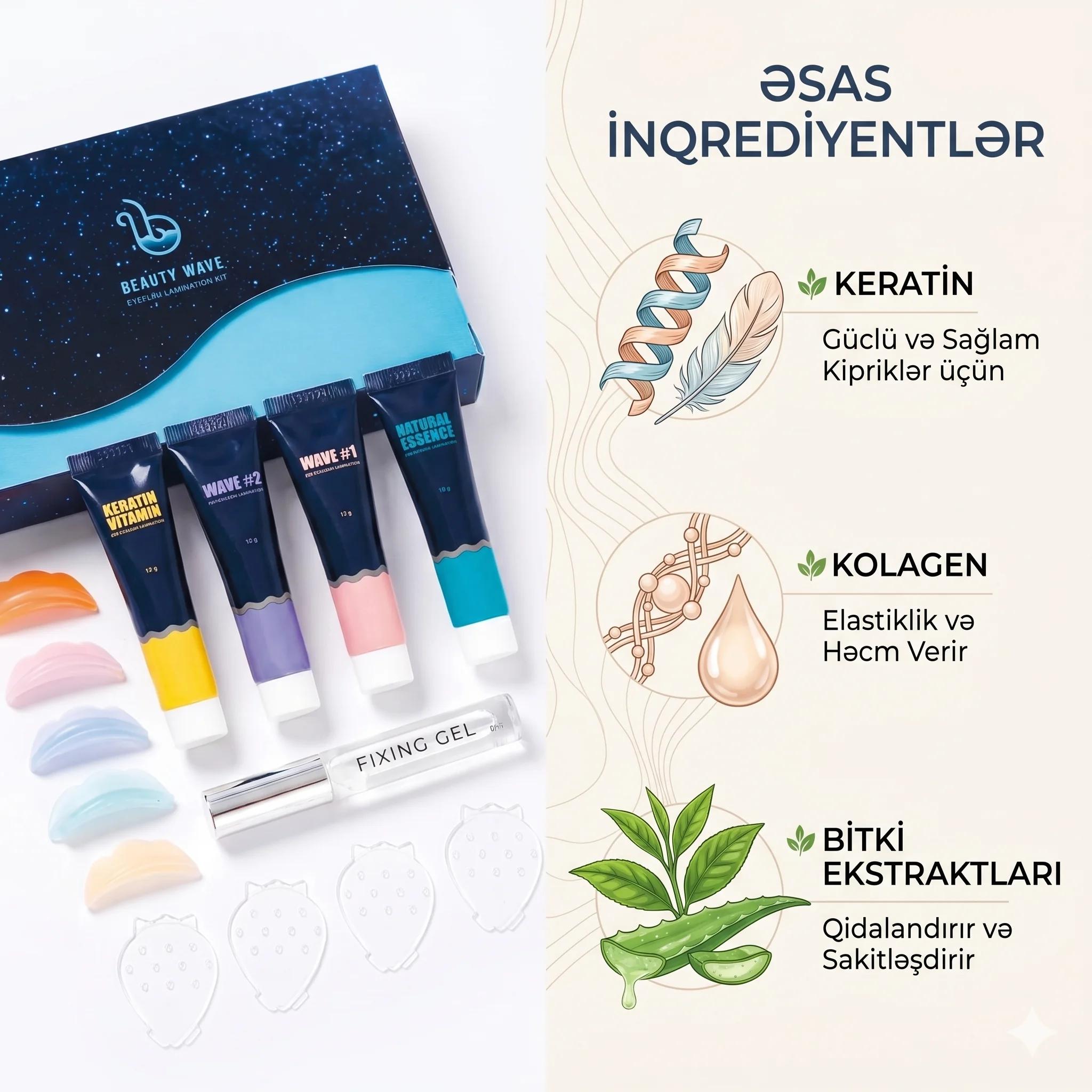 Набор для ламинирования ресниц Beauty Wave - миниатюра 3