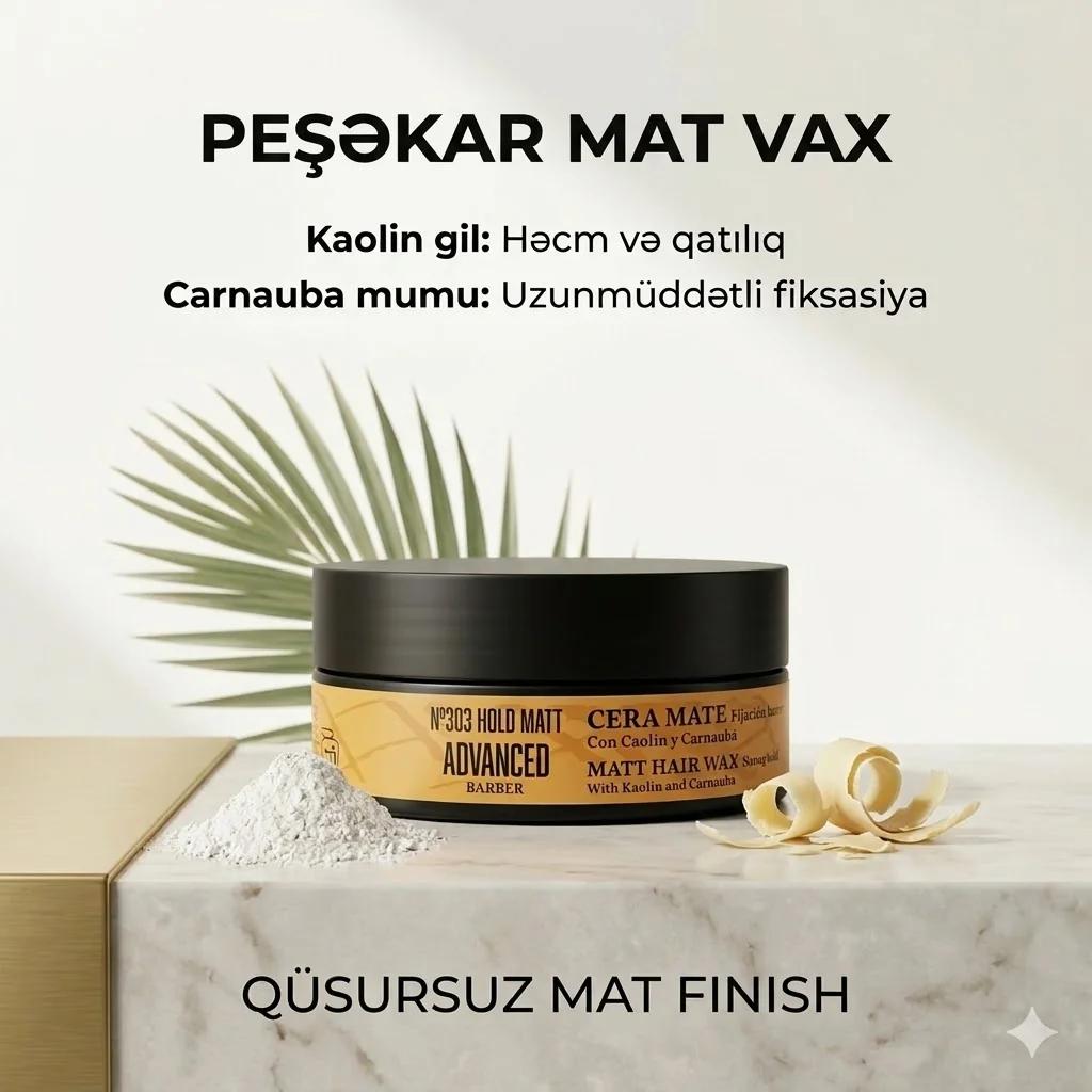 A.BARBER-Nº303 HOLD MATT 100ML (CERA MATE C/CAOLIN Y CARNAUBA) - миниатюра 2