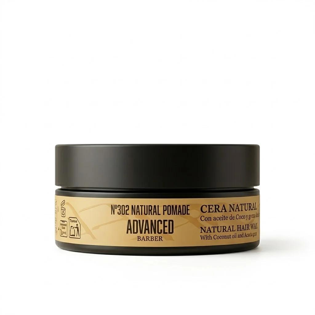 A.BARBER-Nº302 NATURAL POMADE 100ML (CERA NATURAL C/AC. COCO) - изображение 1