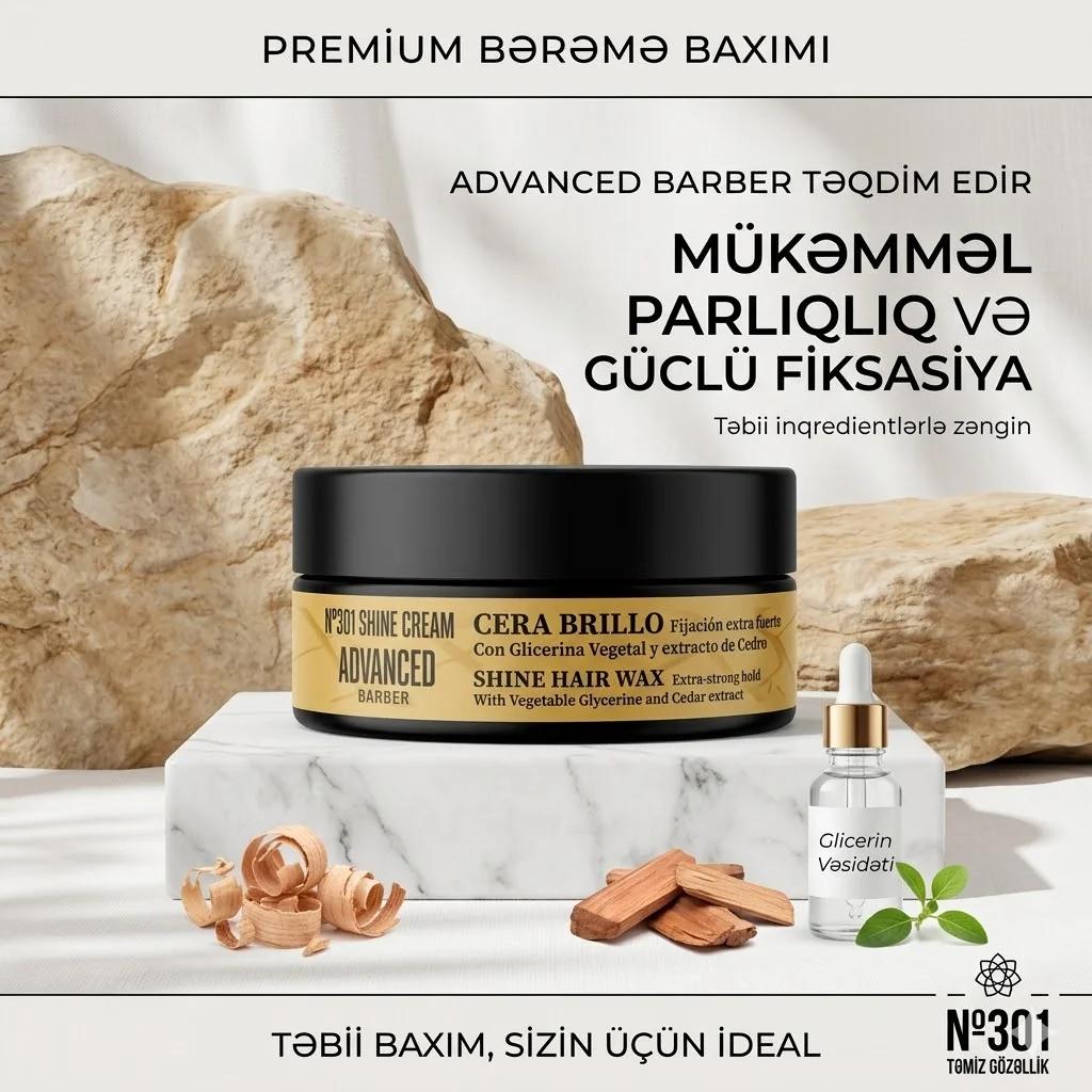 A.BARBER-Nº301 SHINE CREAM 100ML (CERA BRILLO C/EXT CEDRO) - миниатюра 2