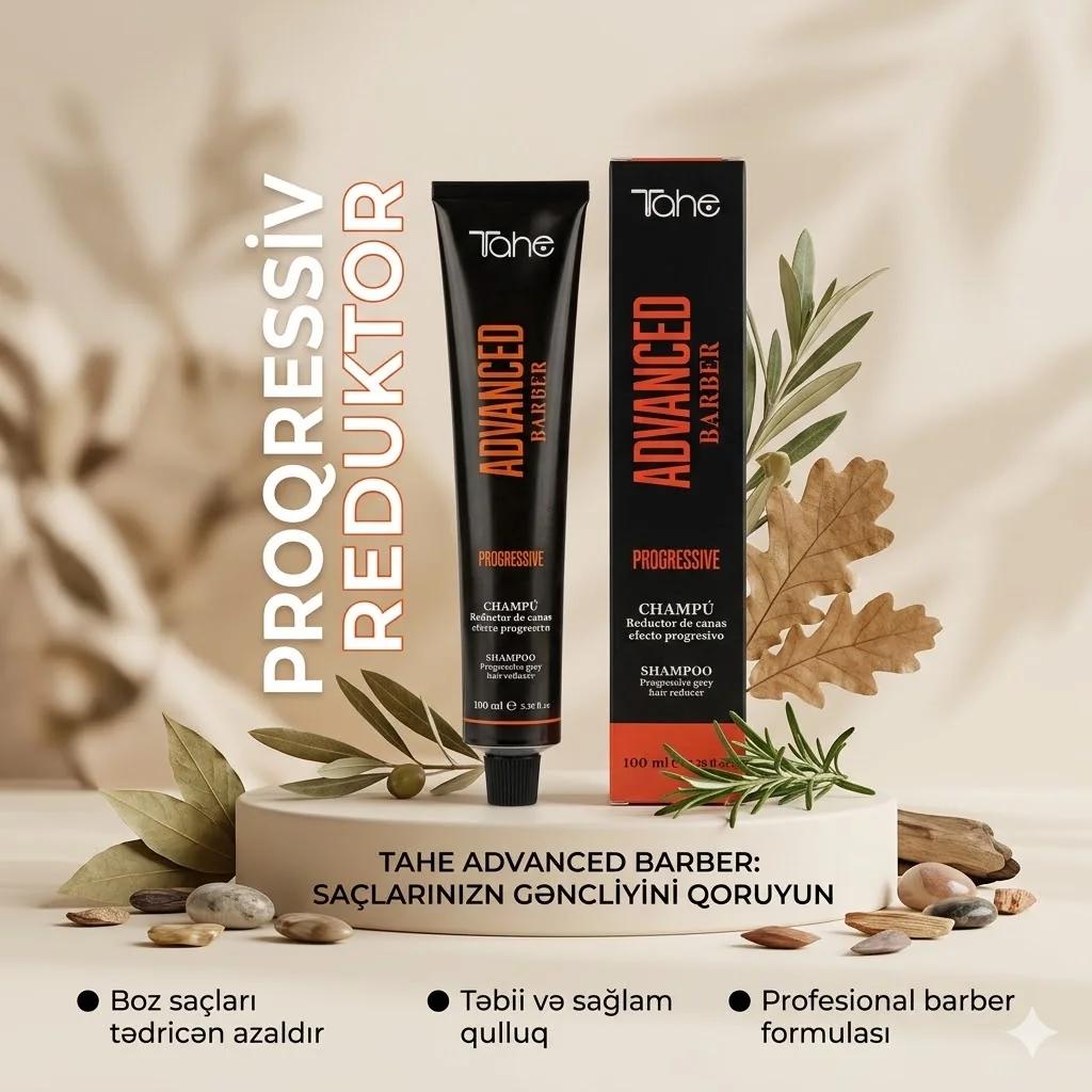 Tonlaşdırıcı şampun kişilər üçün Advanced Barber Progressive Təbii Qəhvəyi 100 ml - миниатюра 2