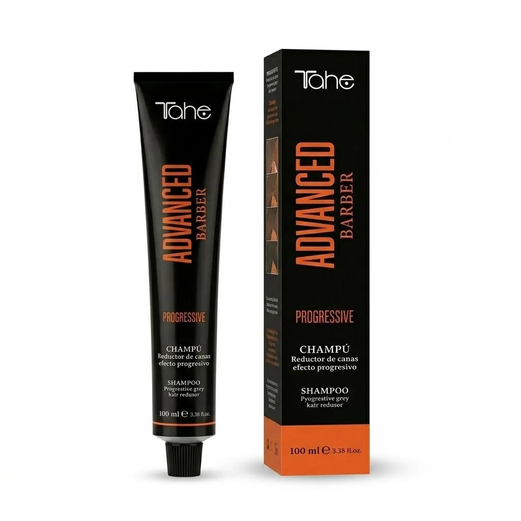 Tonlaşdırıcı şampun kişilər üçün Advanced Barber Progressive Təbii Qəhvəyi 100 ml - изображение 1