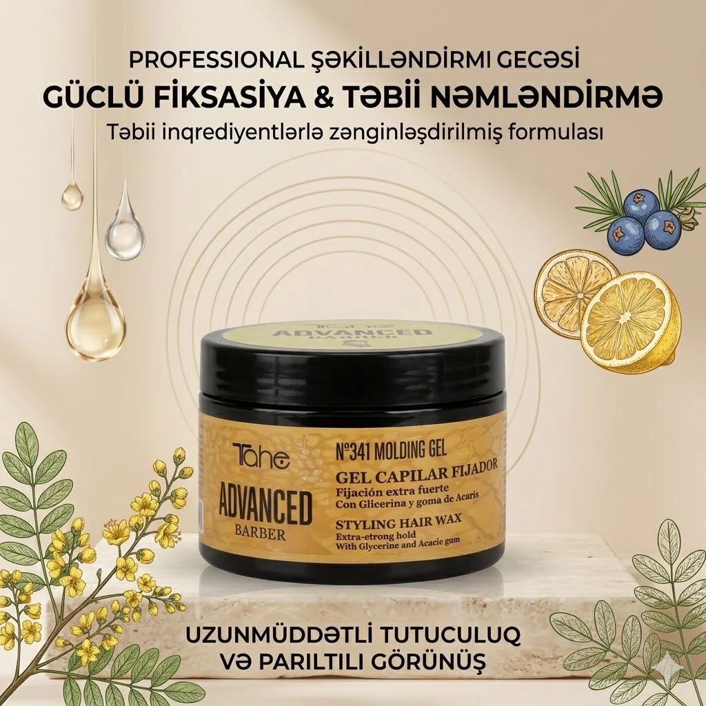 A.BARBER-Nº341 MOLDING GEL 300ML - миниатюра 2