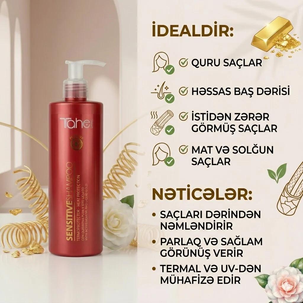 Tahe Sensitive Shampoo 400ml - миниатюра 4