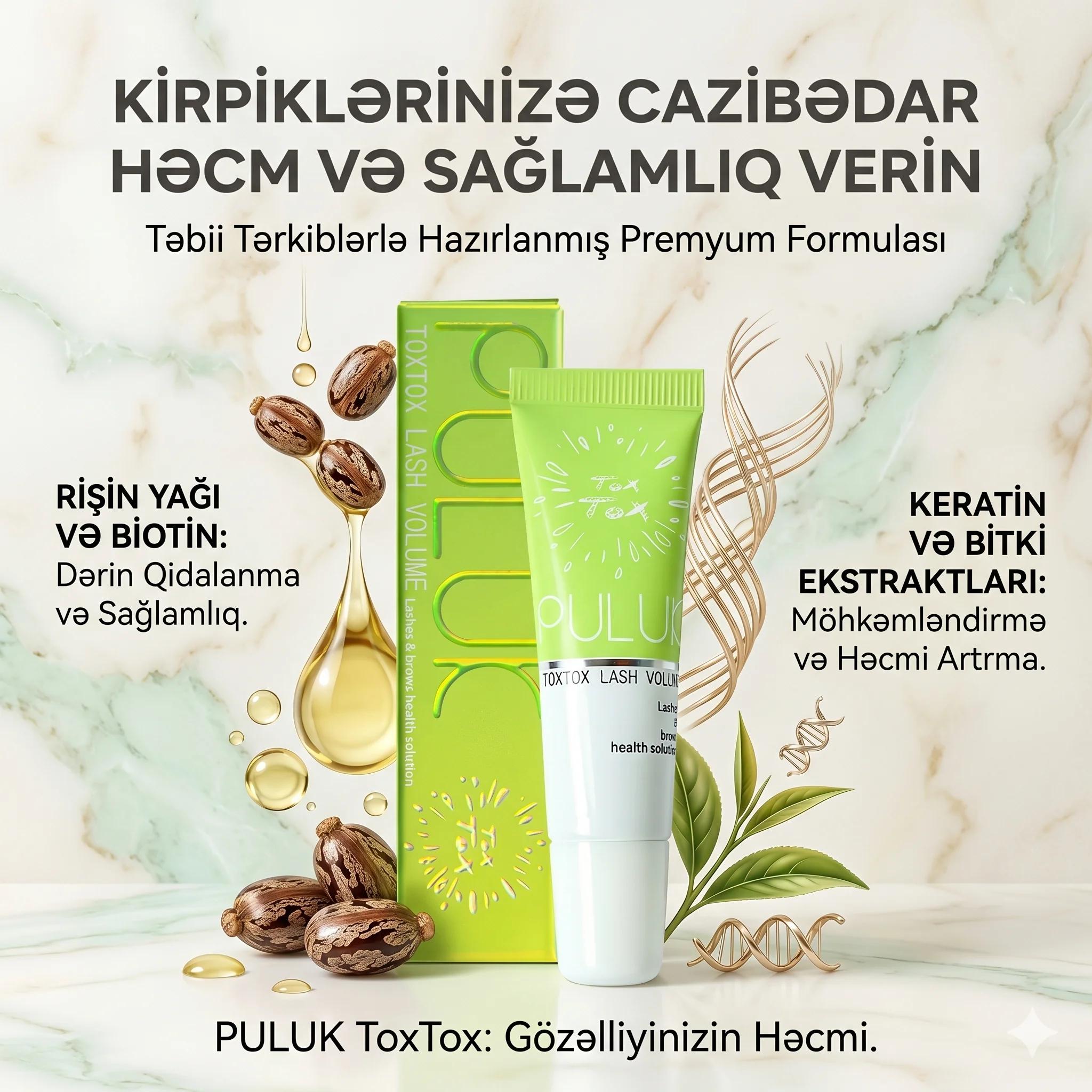Ботокс для ресниц и бровей Puluk Toxtox Lash Volume 10 г - миниатюра 2