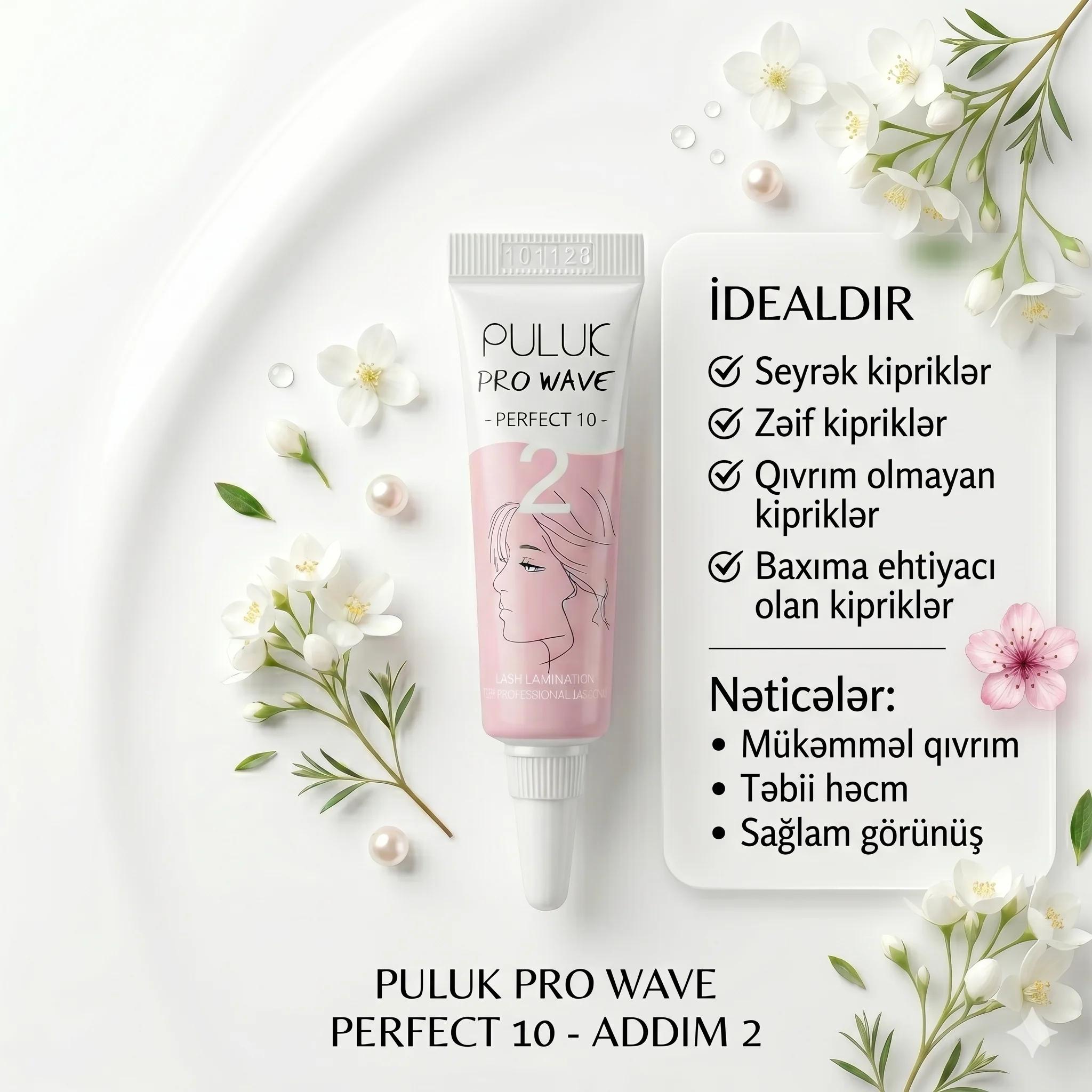 Состав №2 для ламинирования ресниц PULUK Pro Wave 7 г - миниатюра 4