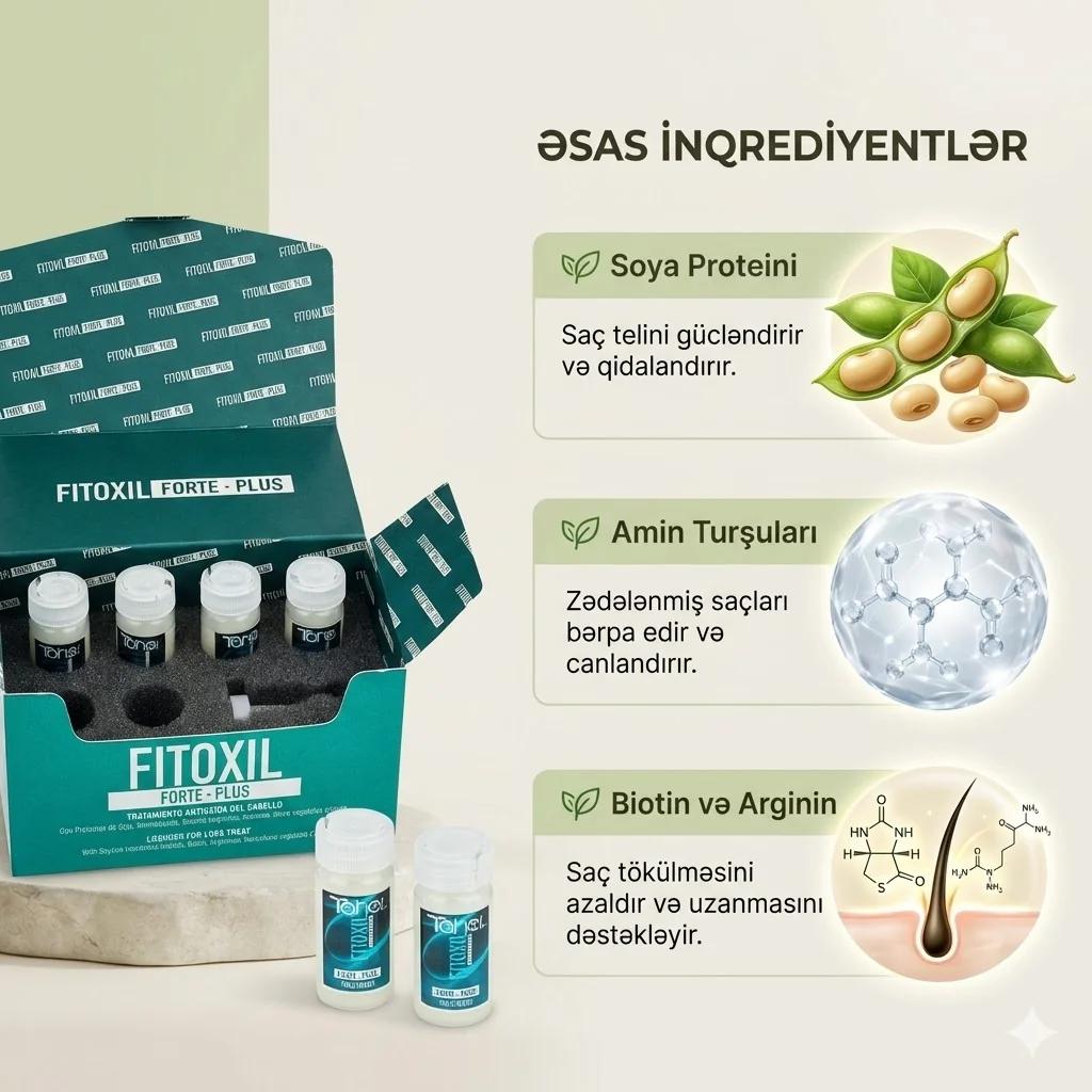 BOTANIC TRICOLOGY-FITOXIL-FORTE HAIRLOSS TREATMENT PLUS 6X10ML - миниатюра 3