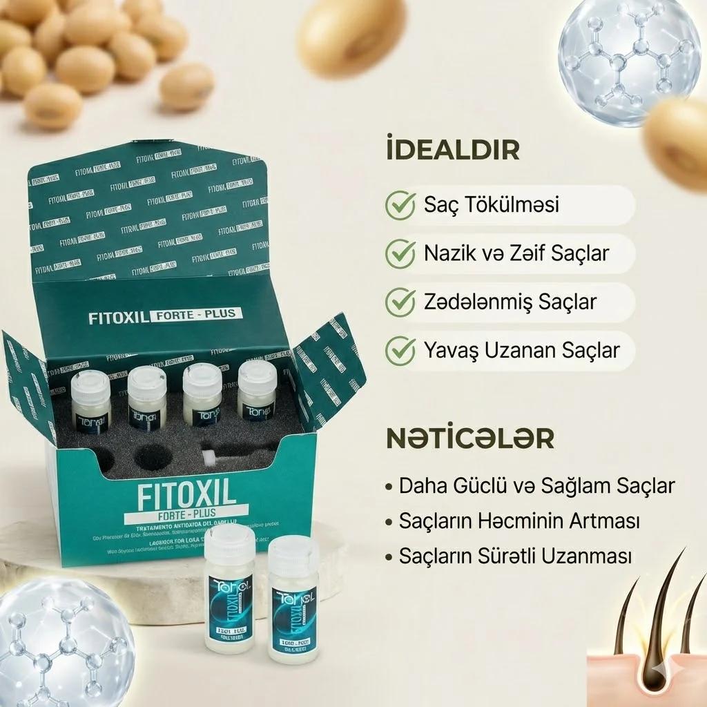BOTANIC TRICOLOGY-FITOXIL-FORTE HAIRLOSS TREATMENT PLUS 6X10ML - миниатюра 4