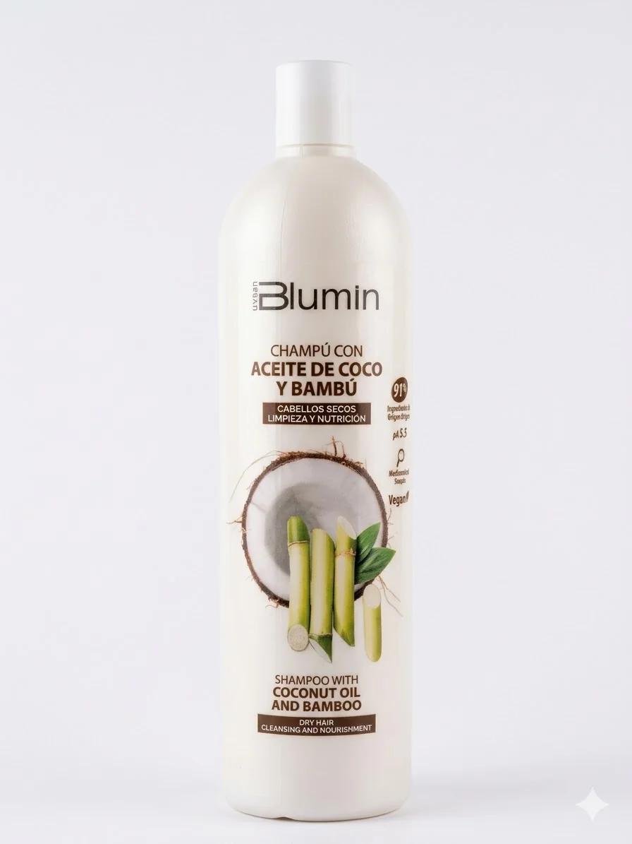 BLUMIN Shampoo with Coconut and Bamboo 1000ml - изображение 1