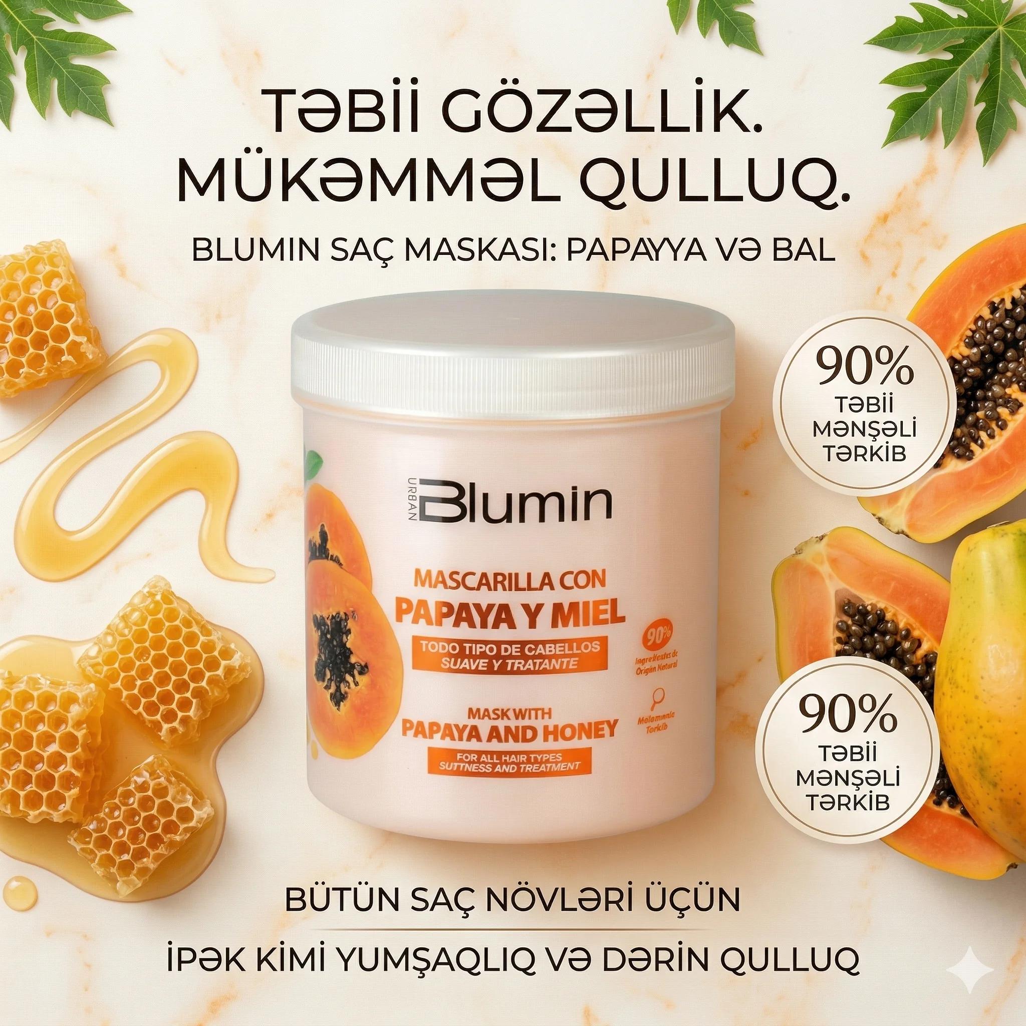 BLUMIN  Mask with Papaya and Honey 700ml - миниатюра 2