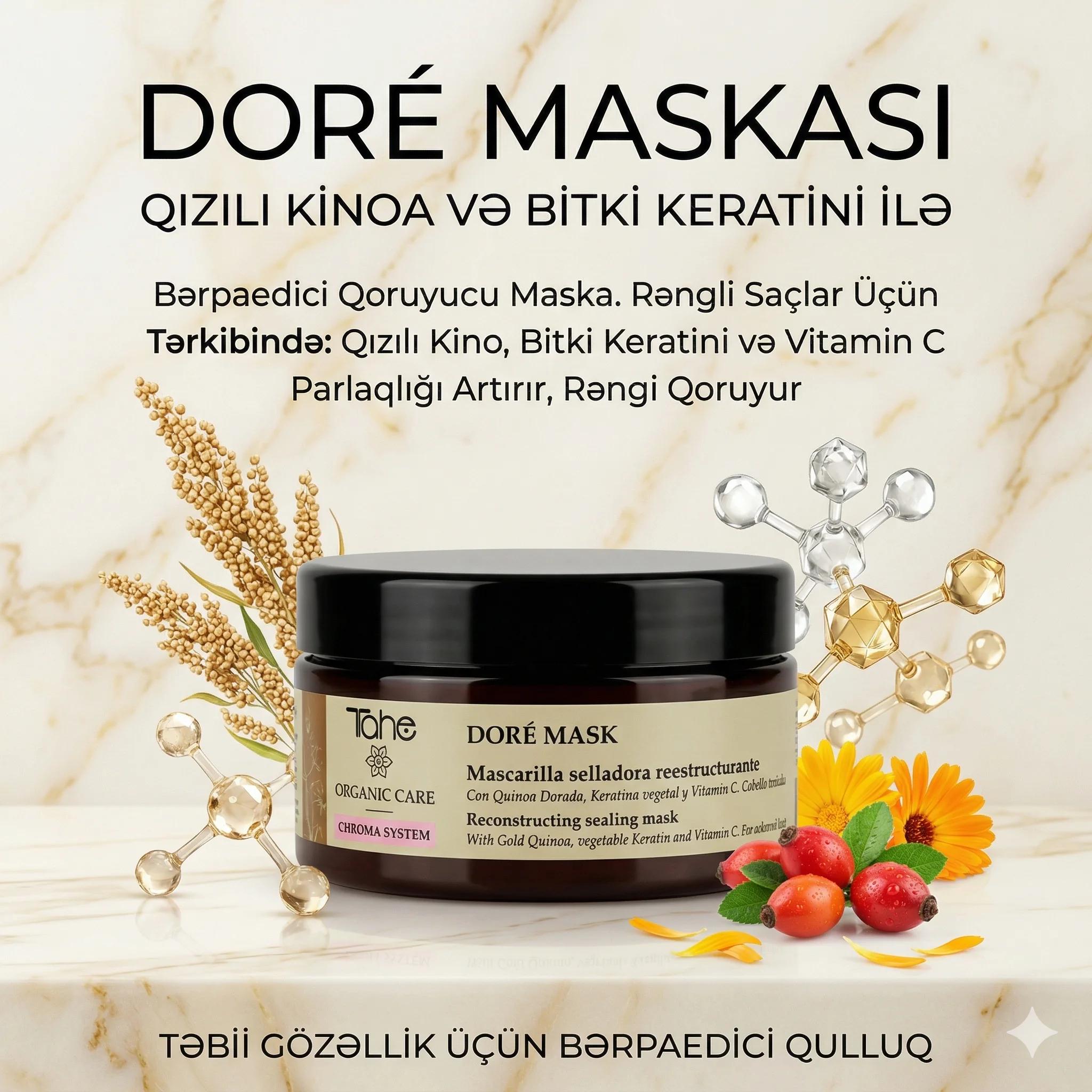 Tahe Organic Care Dore Mask 300ml - миниатюра 2
