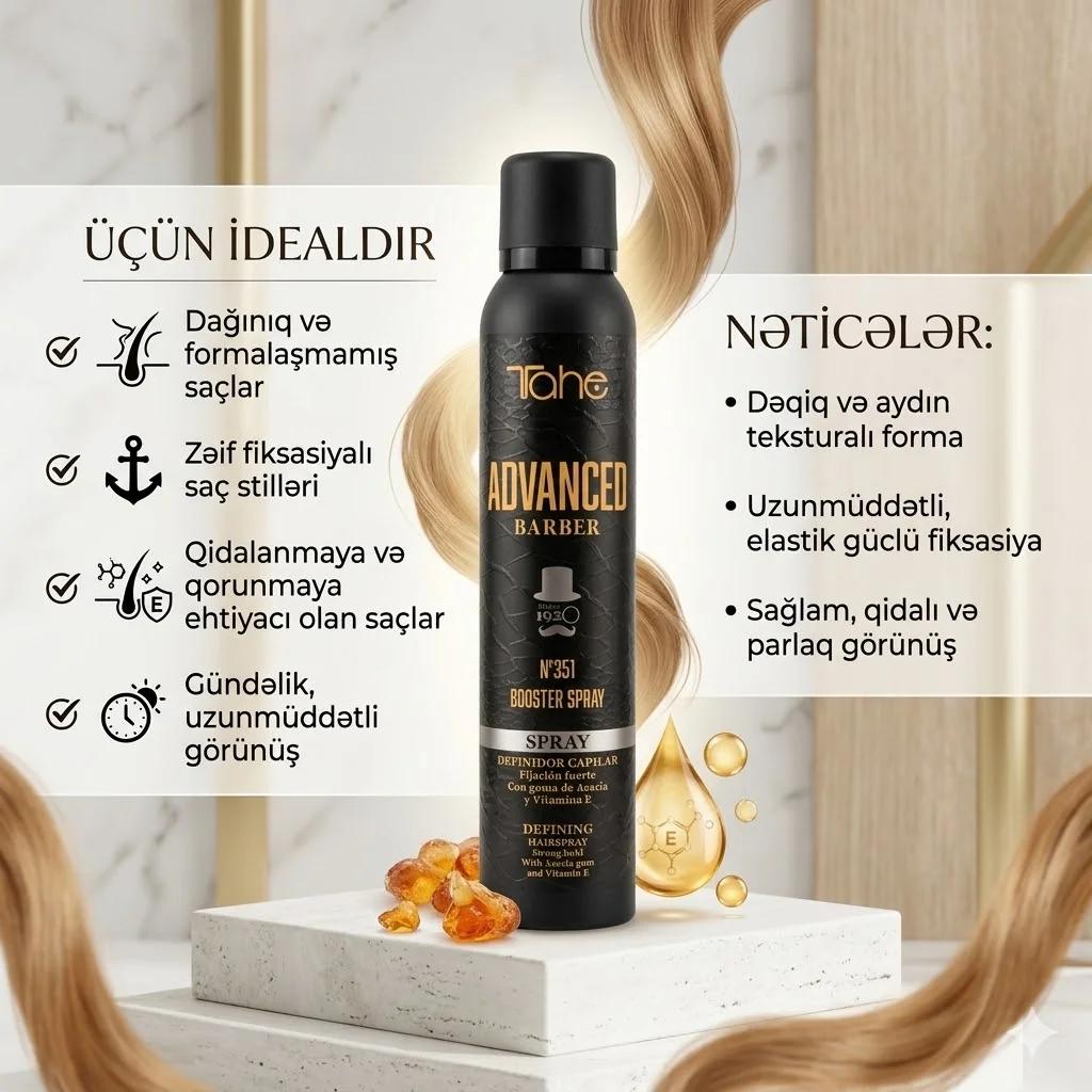 A.BARBER-Nº351 BOOSTER SPRAY 400ML (LACA FIJACION FUERTE) - миниатюра 4