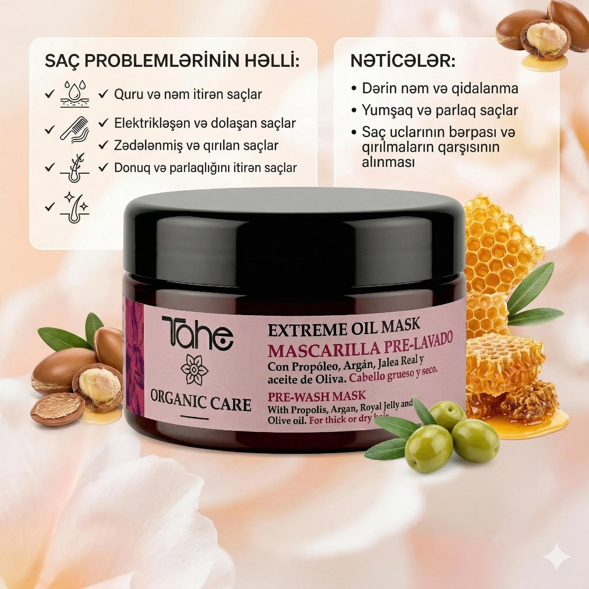 ORGANIC CARE-EXTREME MASK PRE-WASH THIN HAIR 300ML - миниатюра 4