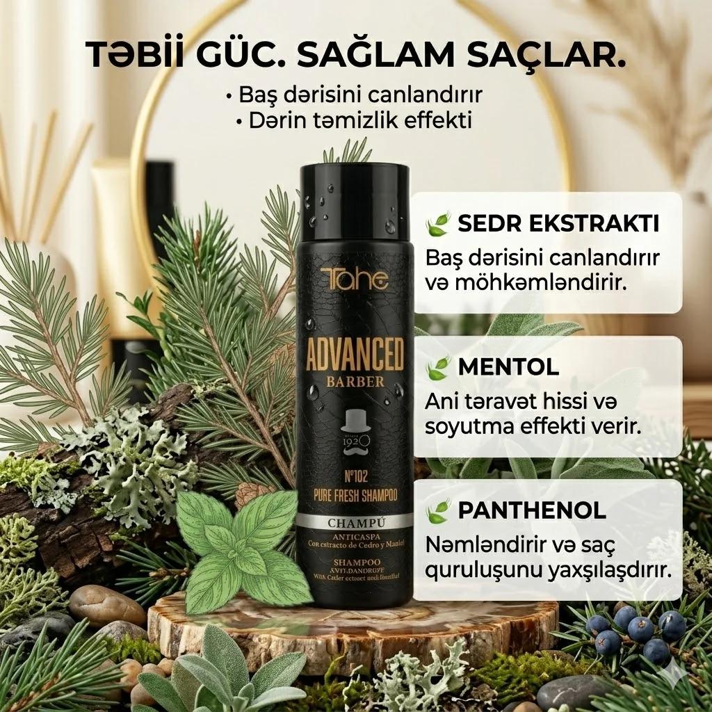 Tahe Advanced Barber Anti-Dandruff №102 Smp - 300 ml - миниатюра 2