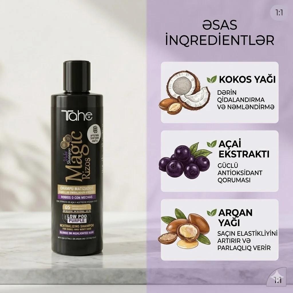 Magic Rizos Low Poo Shampoo 300ml - миниатюра 3