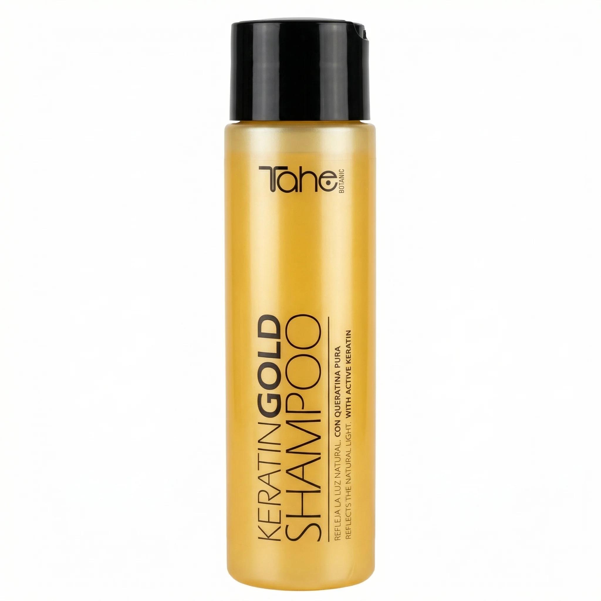 Tahe Keratin Gold Shampoo Yellow 300ml - изображение 1