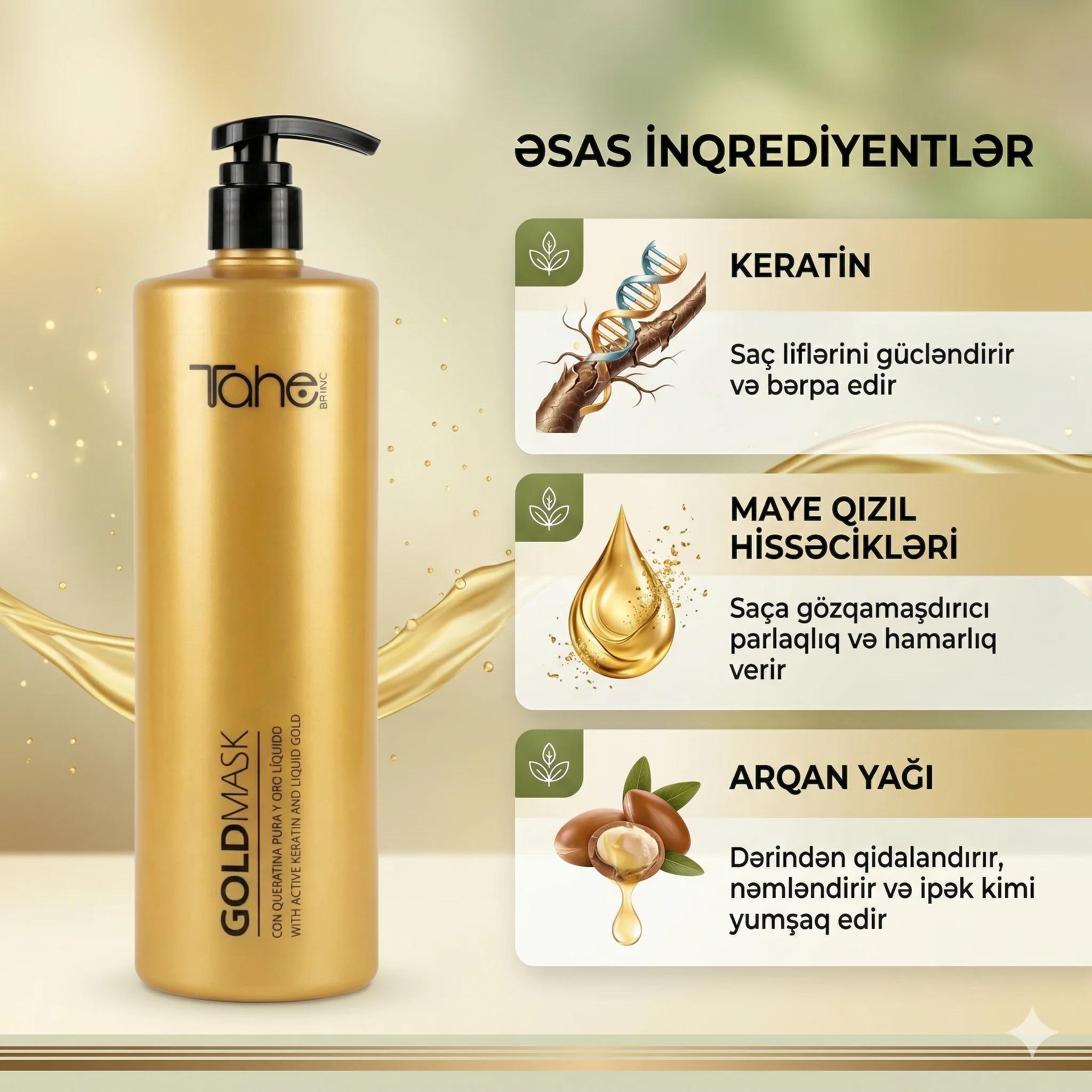 Tahe Gold Mask 1000ml - миниатюра 3