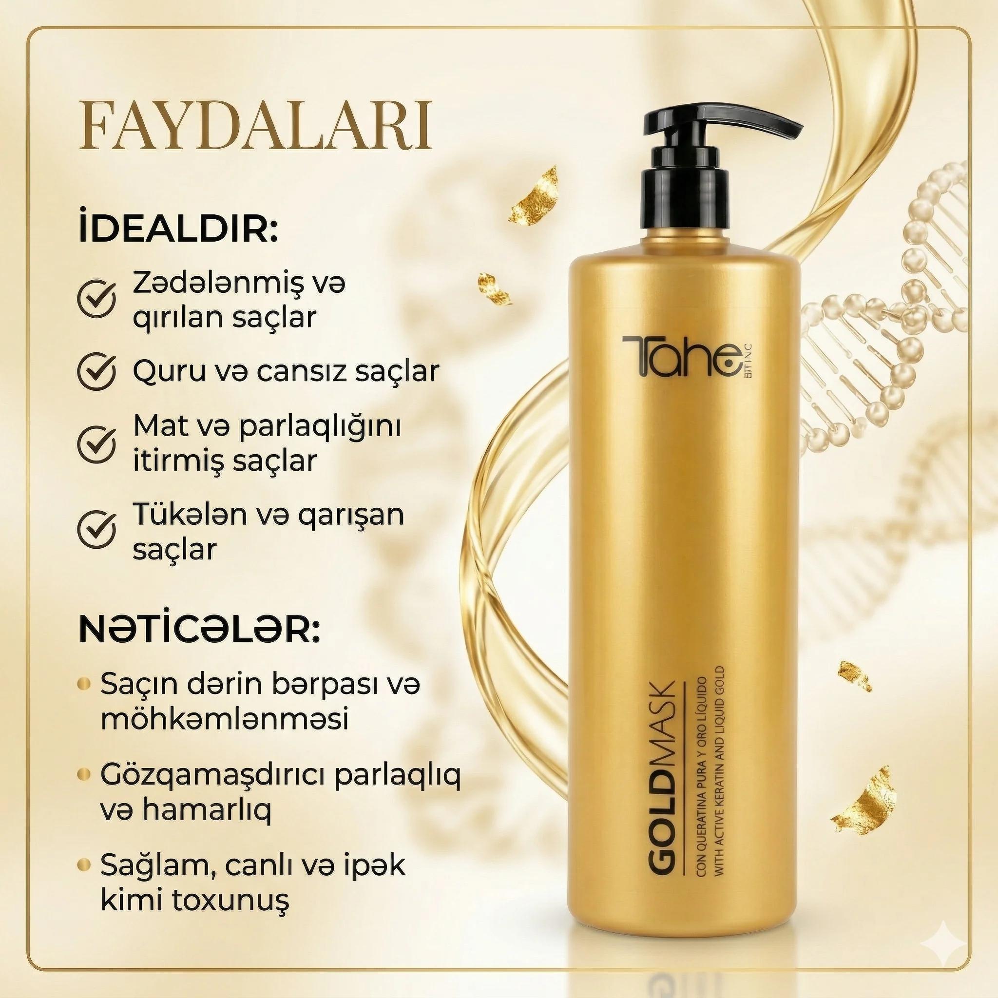 Tahe Gold Mask 1000ml - миниатюра 4