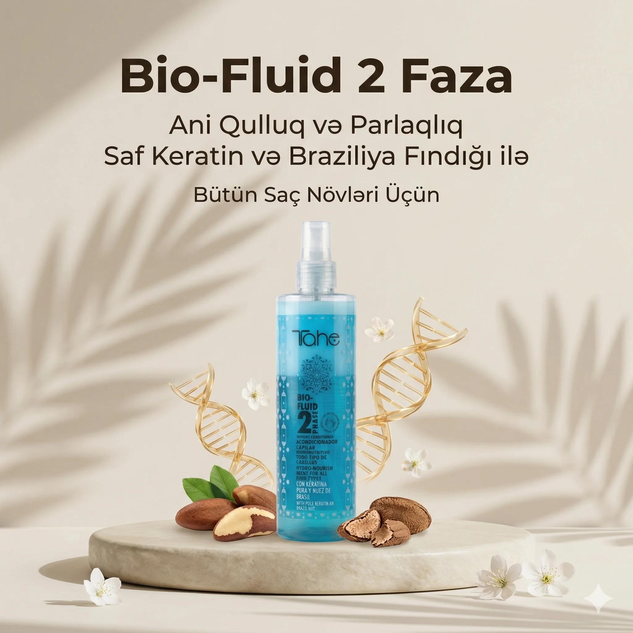 BIO-FLUID-CONDTIONER 2 PHASE HYDRONUTRITIVE ALL HAIRS (VIOLET) 300ML - миниатюра 2