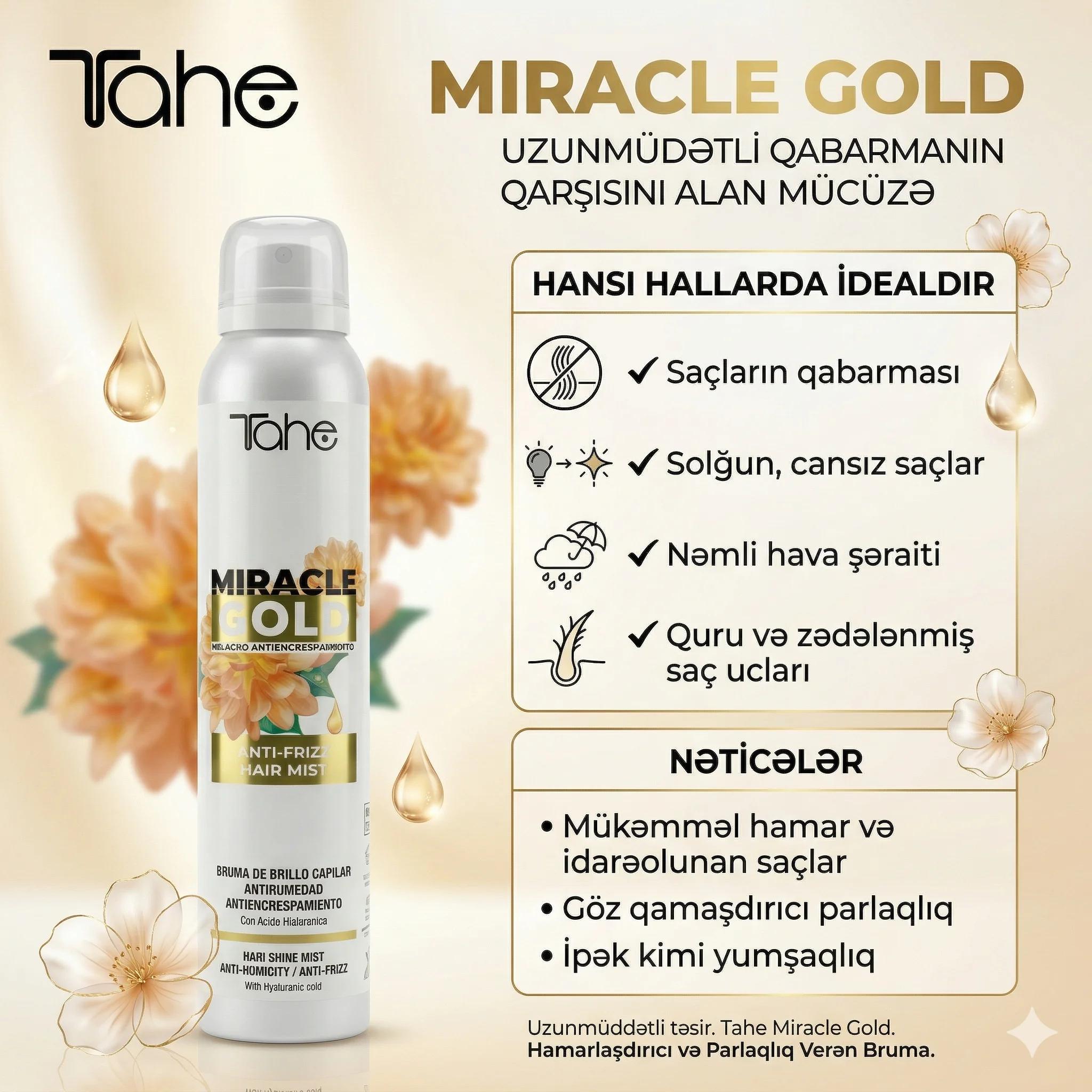 Miracle Gold Anti-frizz hair mist 200ml - миниатюра 4