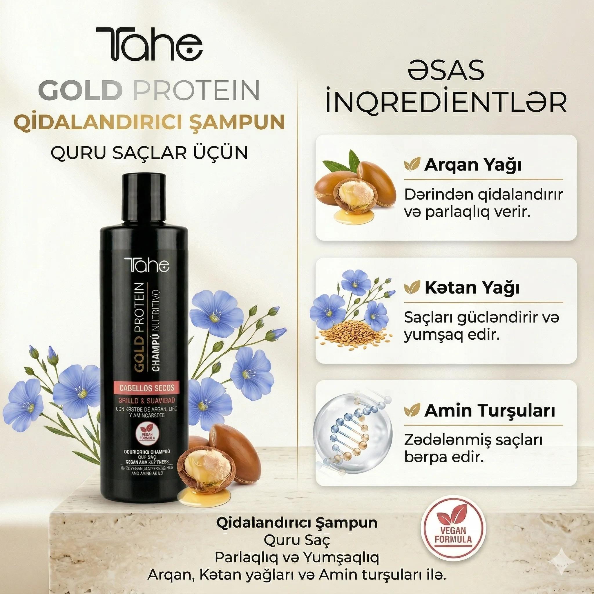 Tahe Nourishing shampoo 300ml - миниатюра 3