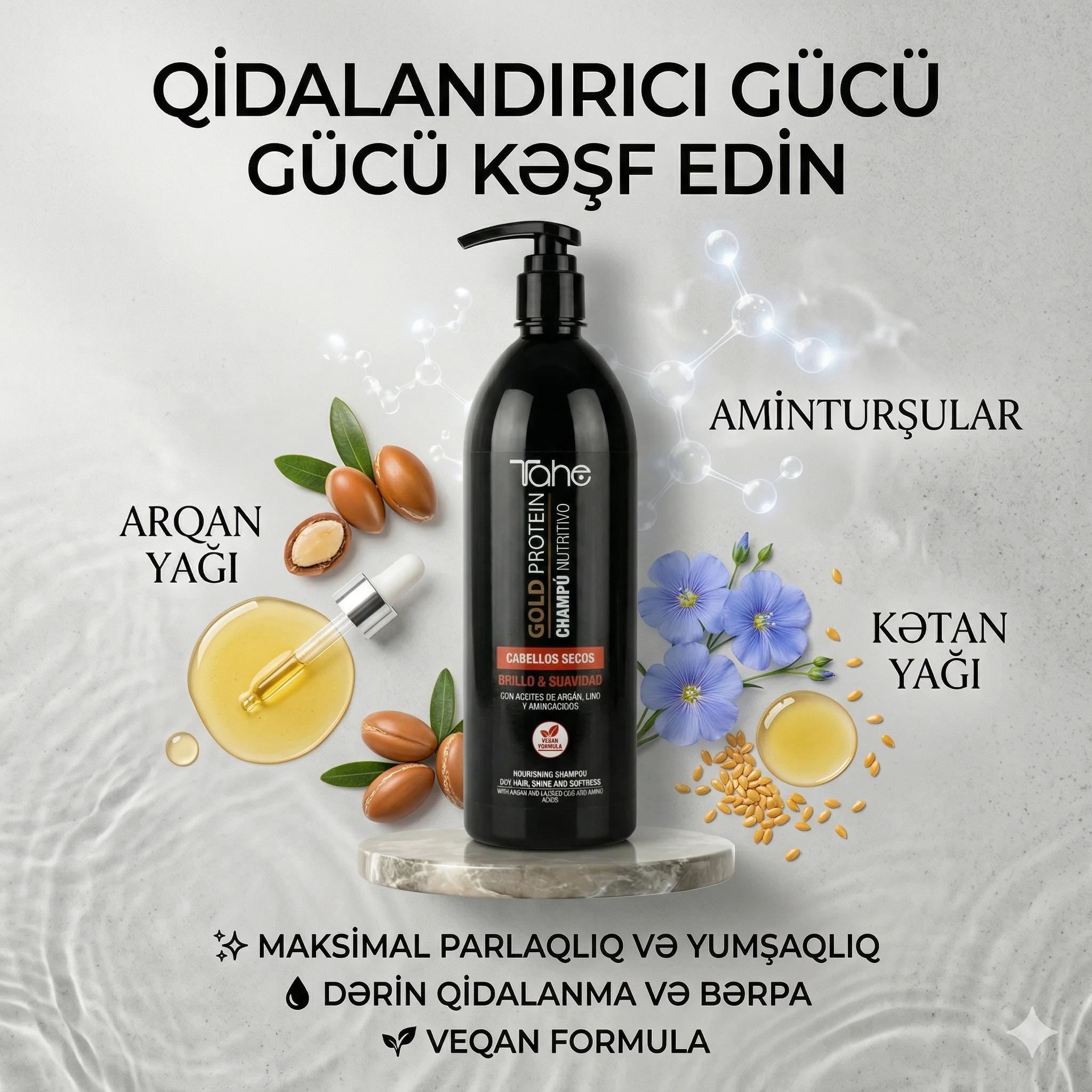 Tahe Nourishing Shampoo 1000ml - миниатюра 2