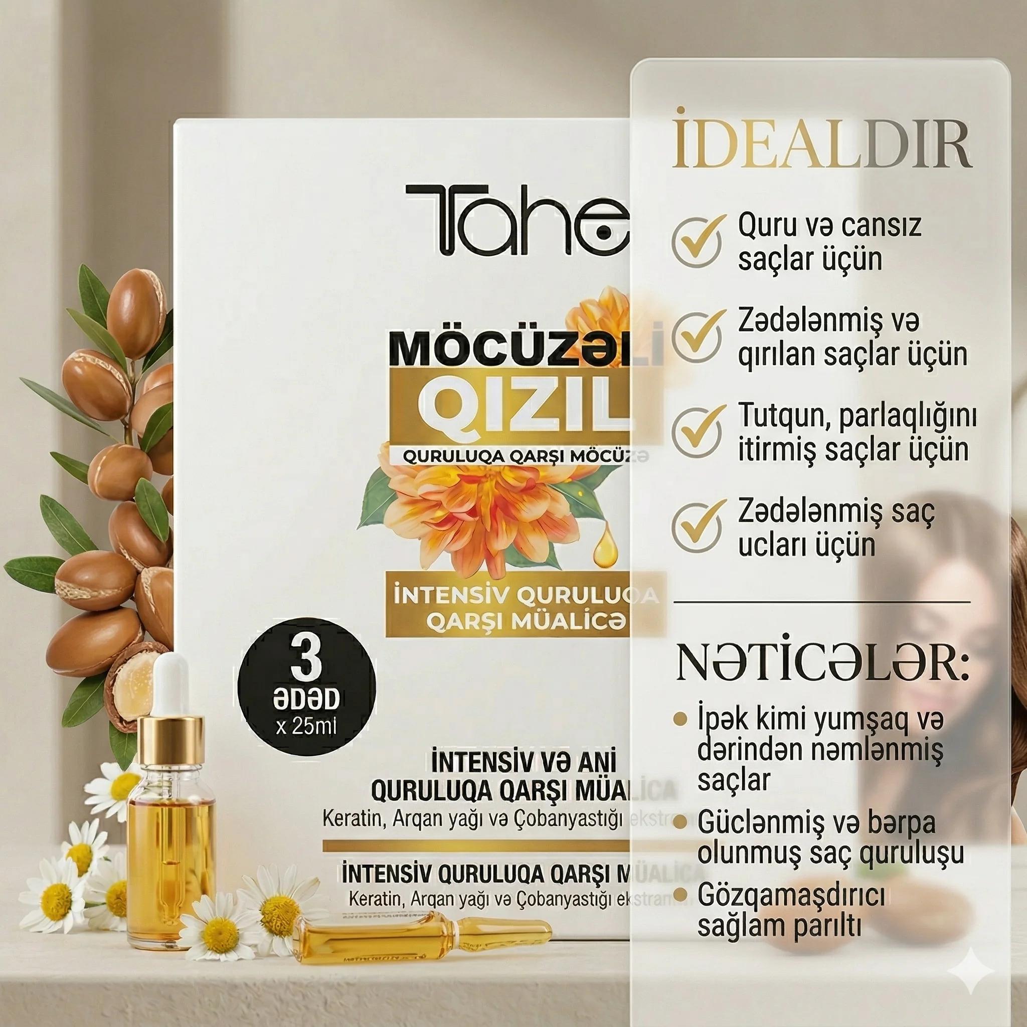 MIRACLE GOLD ANTI FRIZZ-TRATAMIENTO CONCENTRADO 3 x 25ML - миниатюра 4