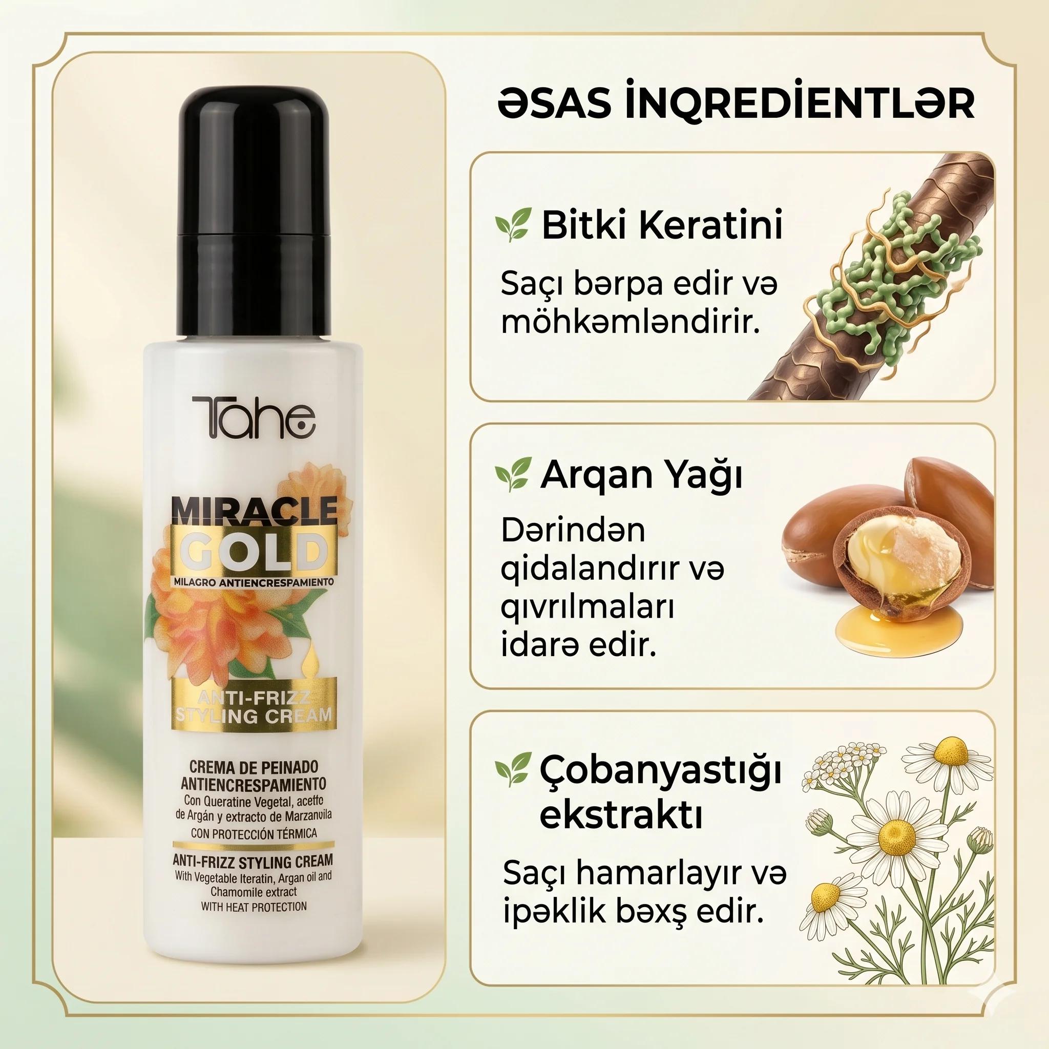 Miracle Gold Styling Cream 100ml - миниатюра 3