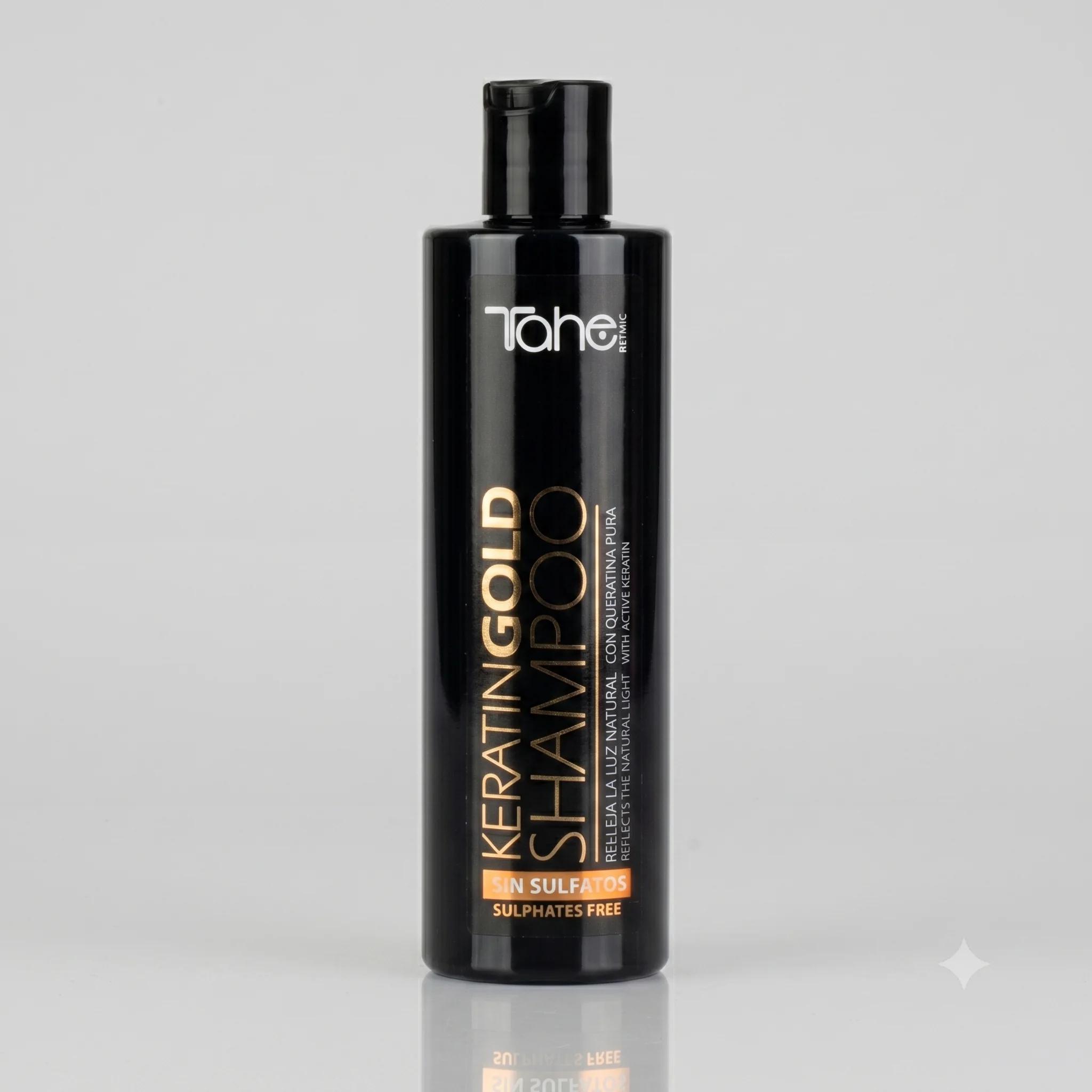 Tahe Keratin Gold Shampoo 300 ml - изображение 1